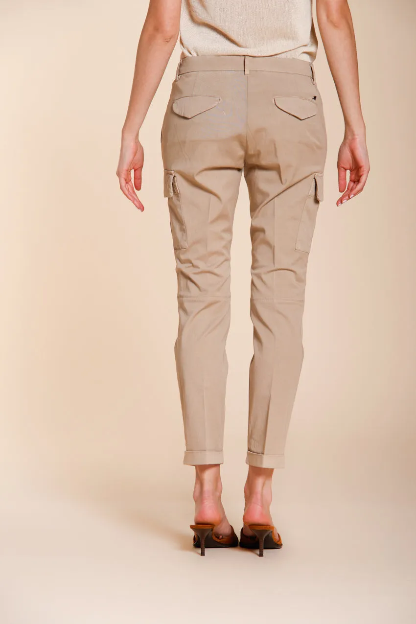 Mason's Chile City cargo mellembeige slim gabardine
