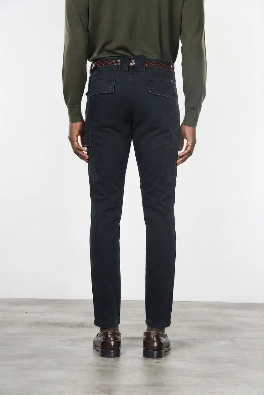 Mason's Bolivia cargobukser antracit regular fit