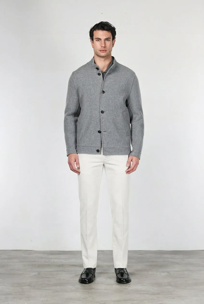 Mason's San Diego field jacket grå uld slim