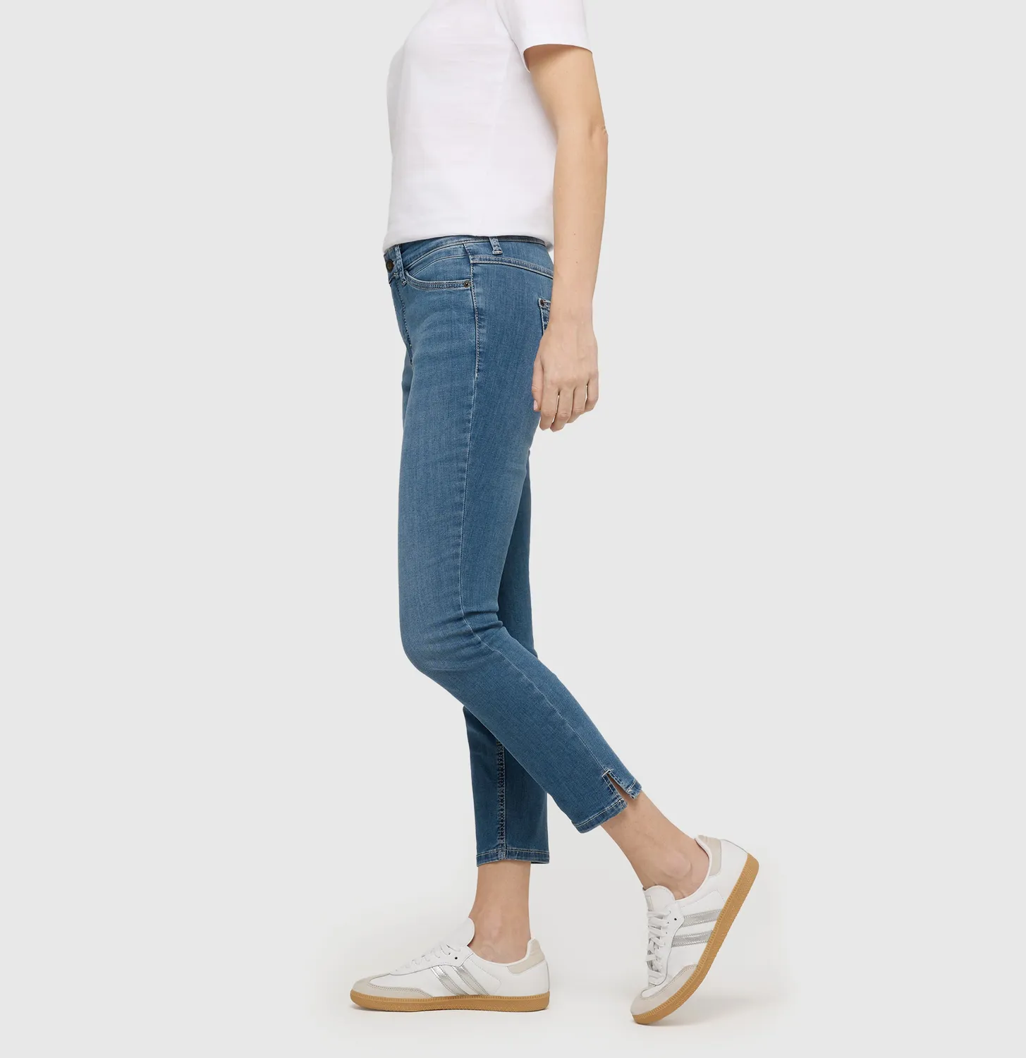 MAC Dream Summer jeans mellemblå slim fit