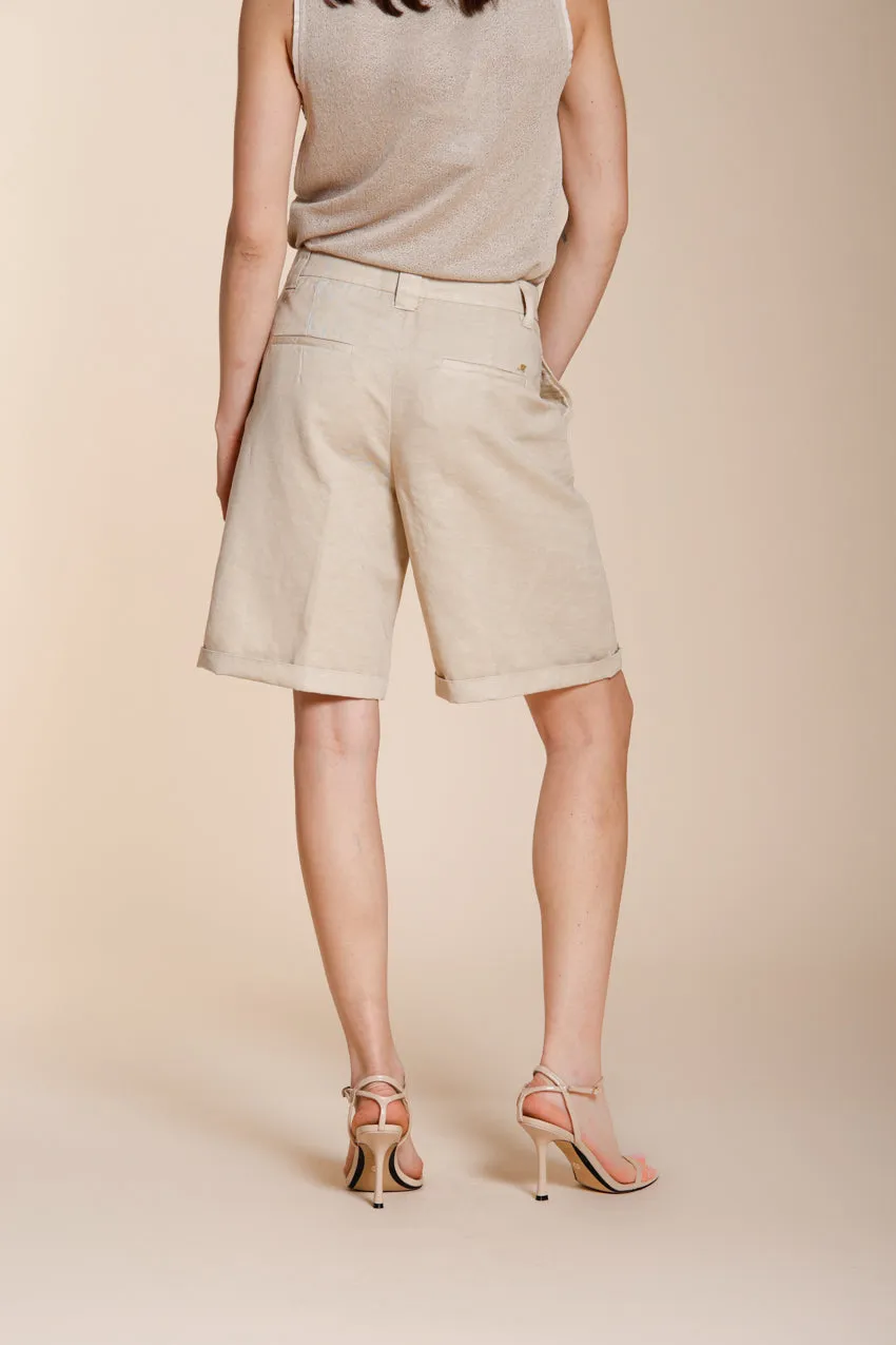 Mason's Brigitte chino shorts chalk hørblanding