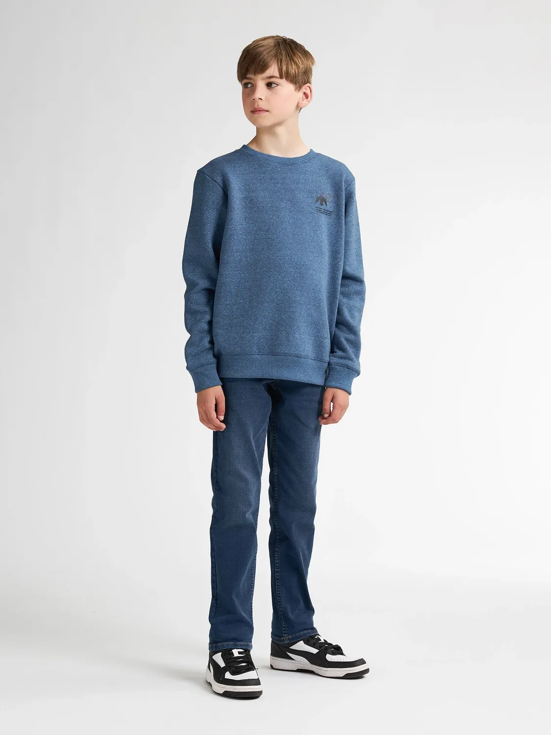 Petrol Industries Cumberland drenge sweater rund hals regular fit