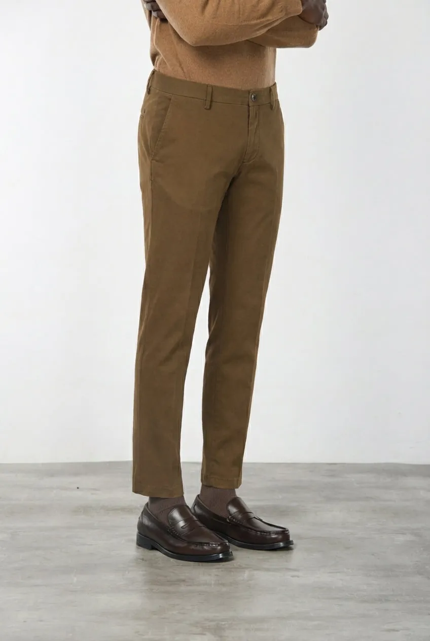 Mason's Milano chino valnød extra slim stretch
