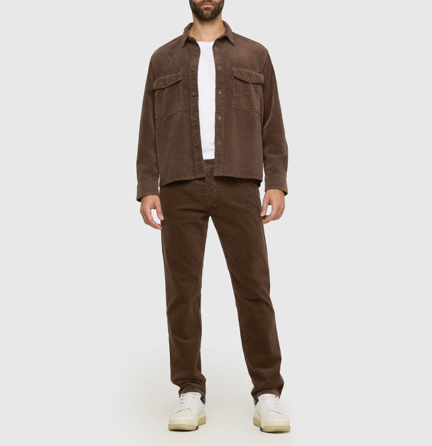 MAC Pedro 6550-01-0622 fløjlsbukser brun comfort