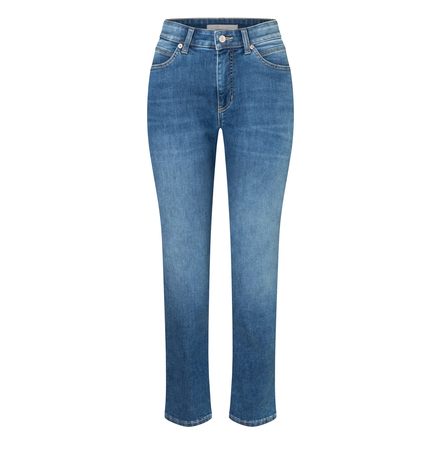 MAC Melanie 5040-90-0387 straight jeans mellemblå stretch