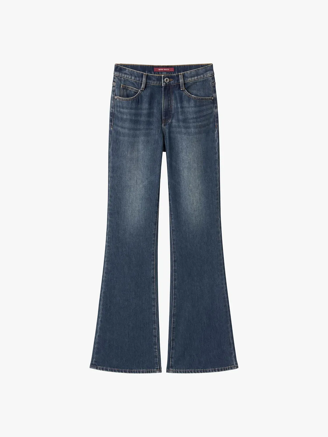 Miss Sixty Flare Jeans flare jeans mørkeblå fast denim