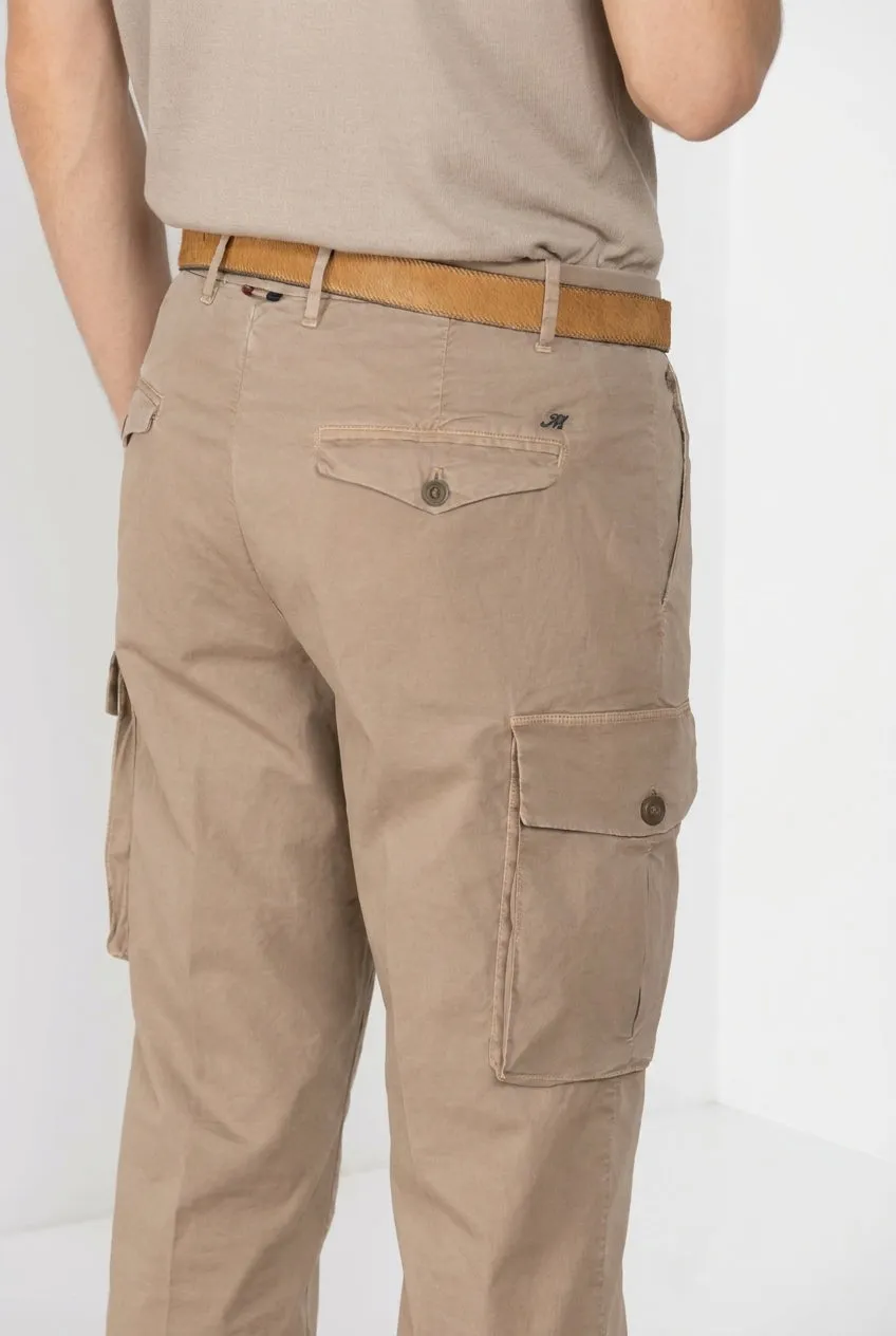Mason's Boston cargobukser khaki relaxed fit