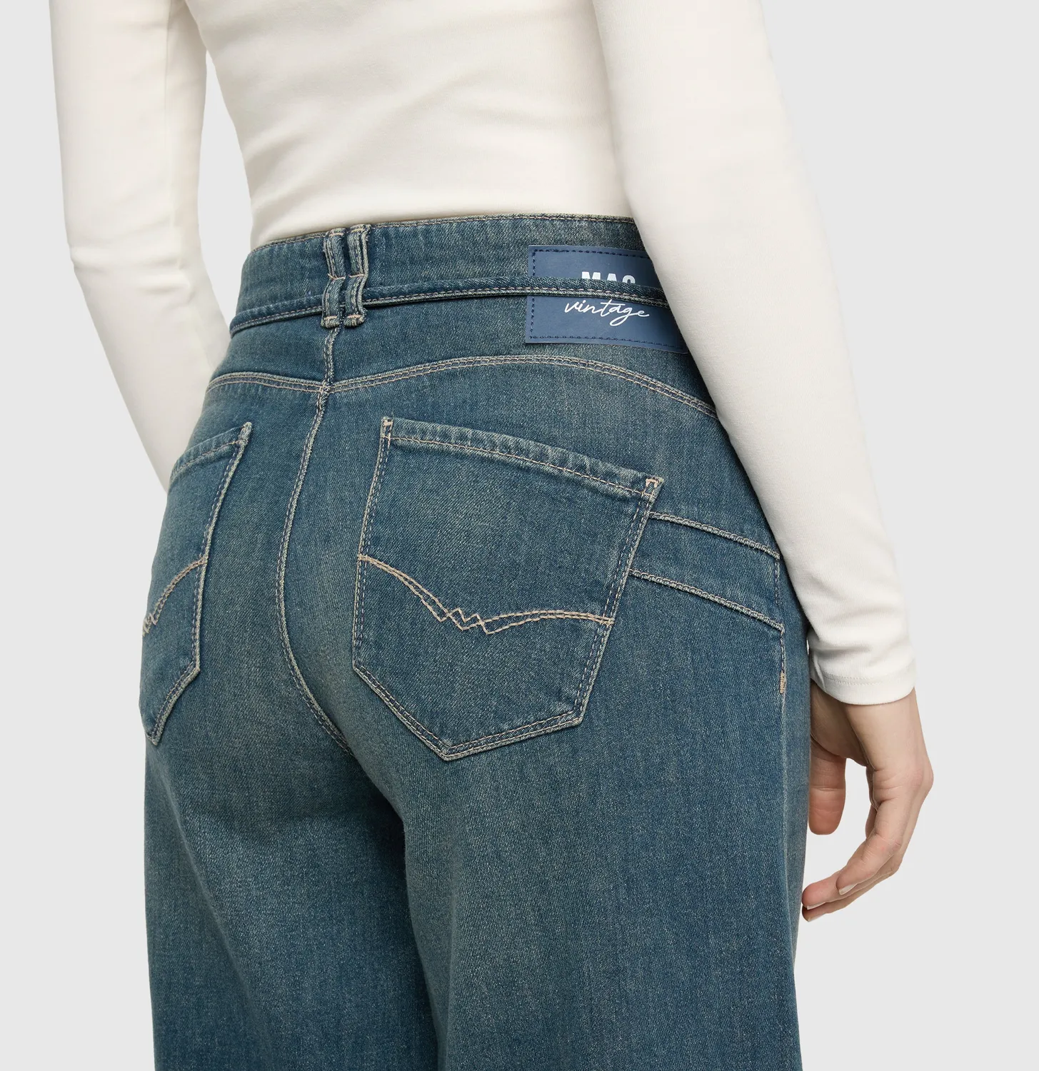 MAC Jeans Wide Extreme jeans blå wide fit