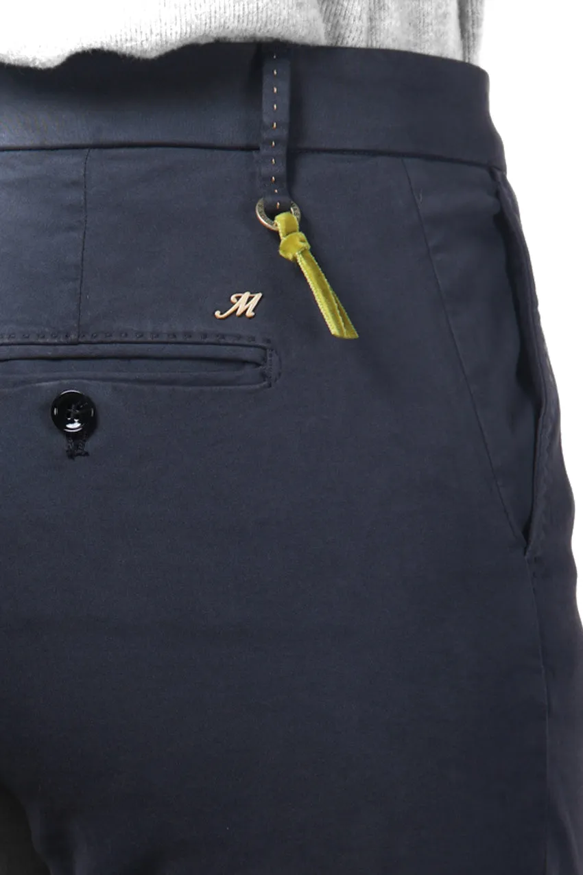 Mason's New York Slim chinobukser midnatsblå satin