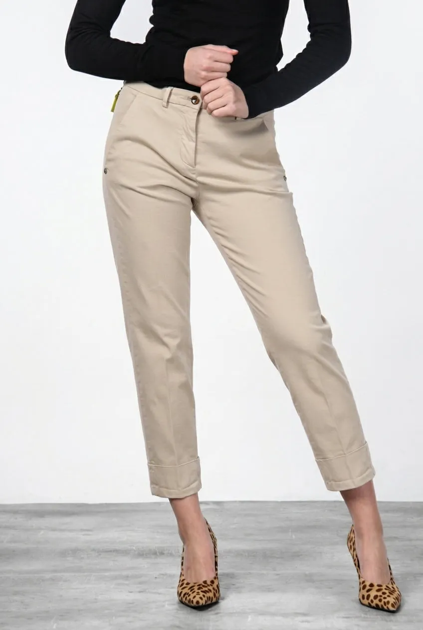 Mason's New York Carrot chinos mælkehvid bomuld