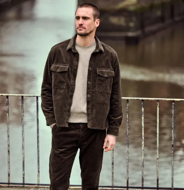 MAC Overjacket 0202 overskjorte brun cord