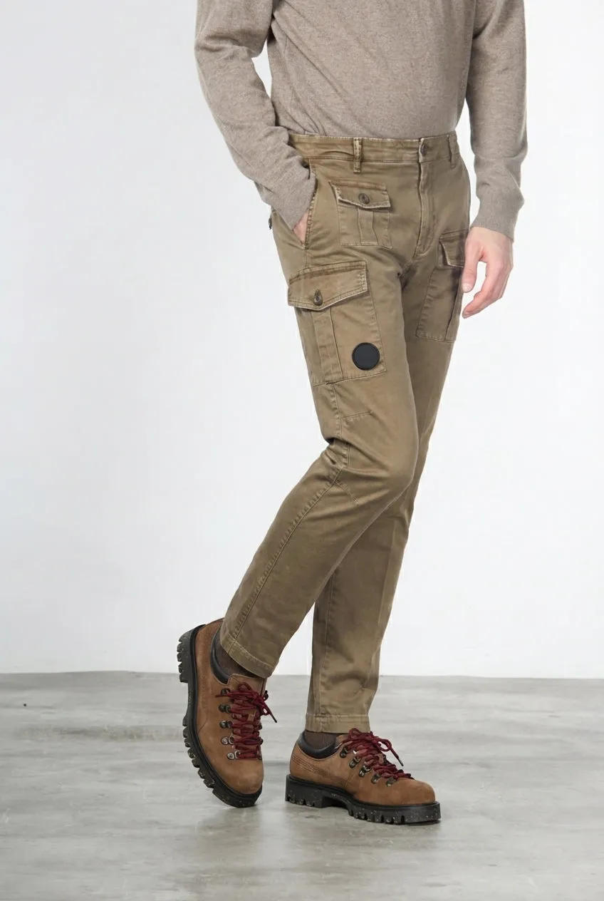 Mason's George Coolpocket cargobukser taupe carrot fit