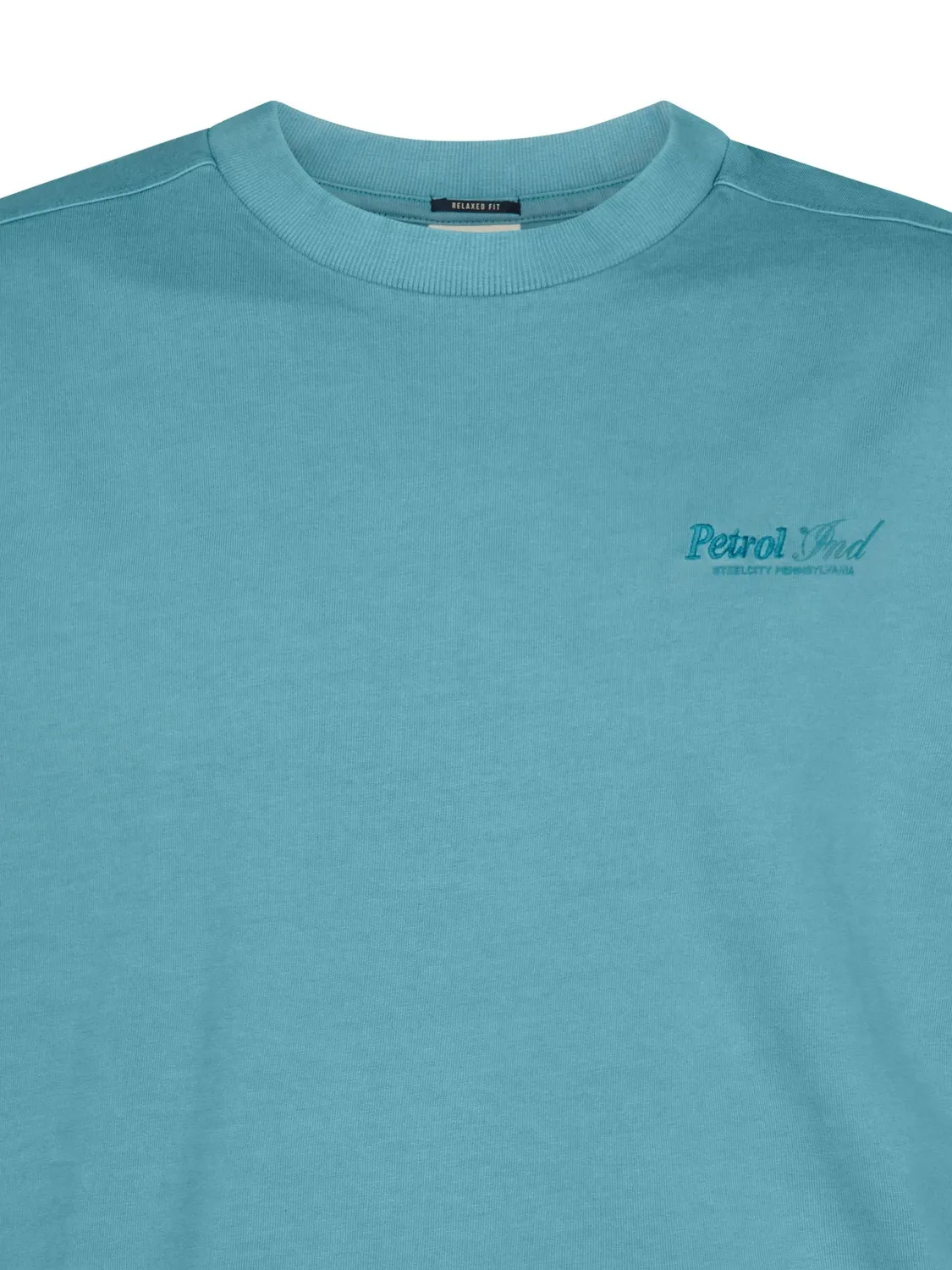 Petrol Industries Tanner T-shirt Iron Blue bomuld