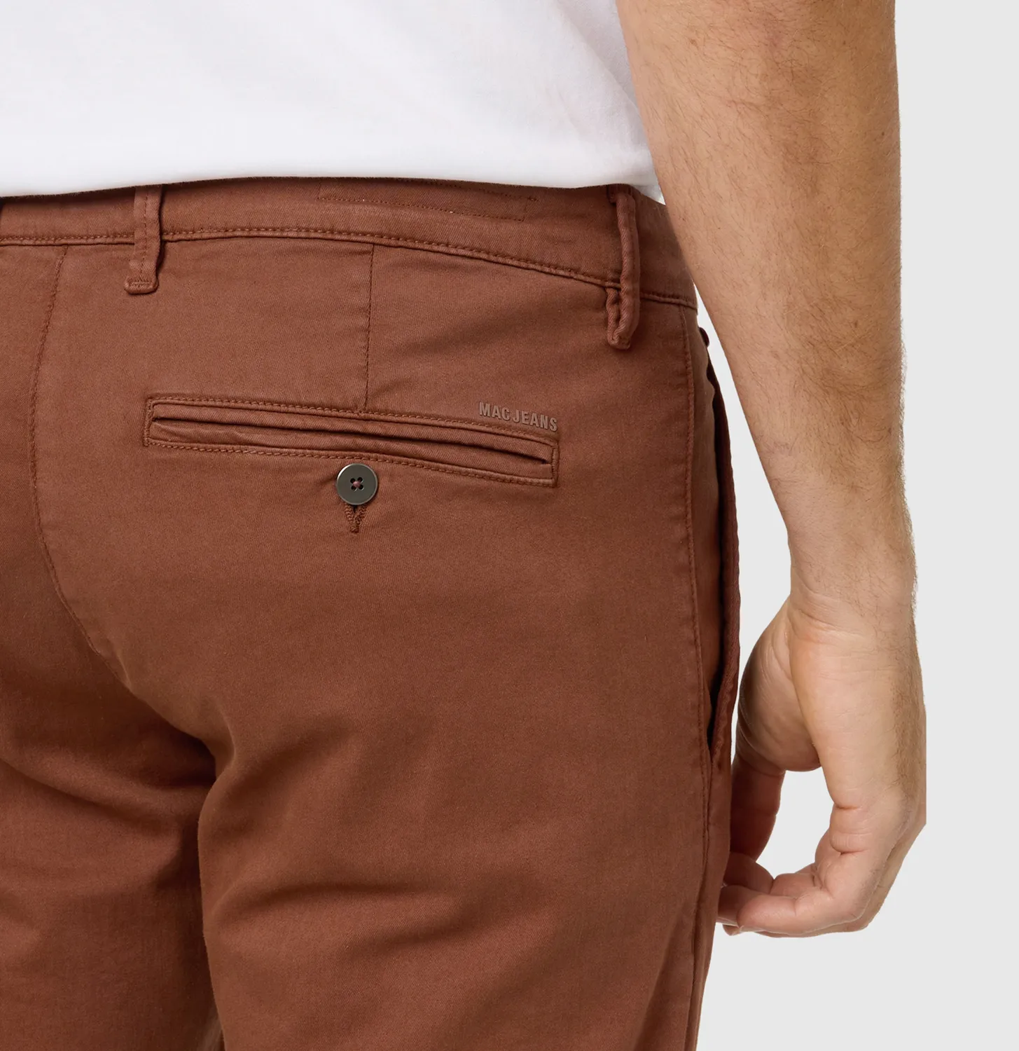 MAC Driver Pants 6351-00-1995 bukser brun regular fit
