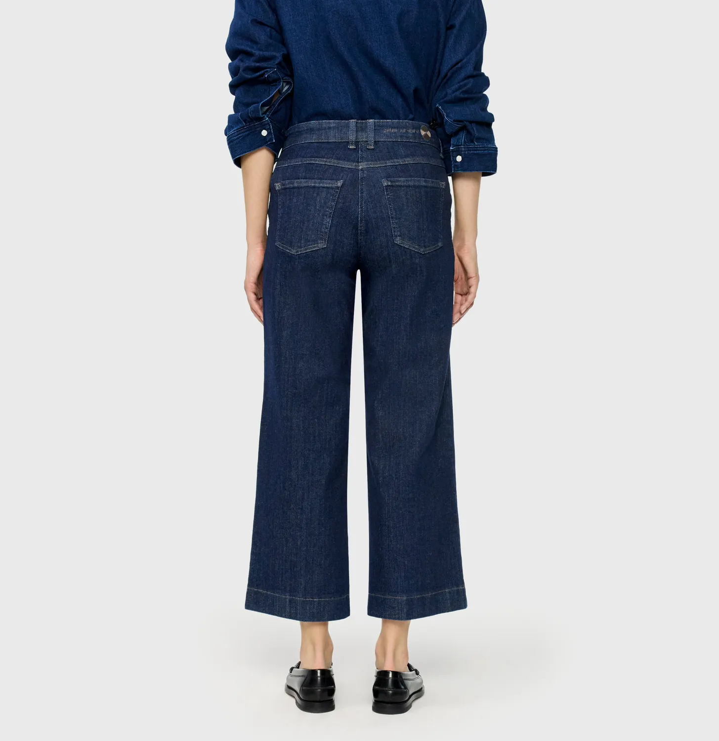MAC Dream Culotte 5400-90-0358L jeans mørkeblå wide