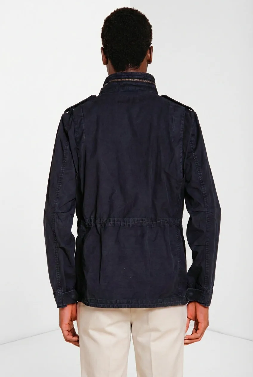 Mason's M74 field jacket natblå bomuldscanvas