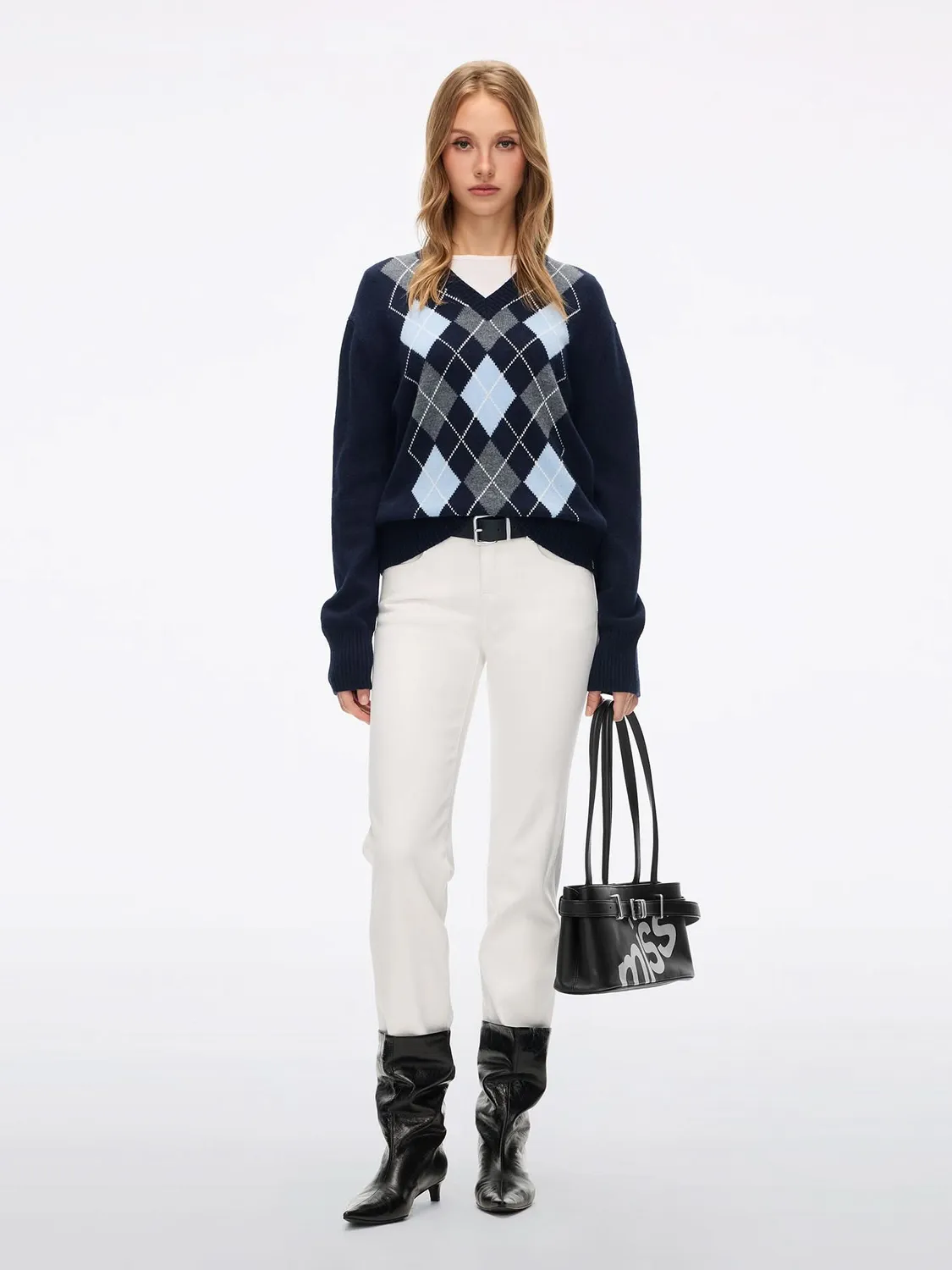 Miss Sixty Double-Button skinny jeans mørkeblå stretch