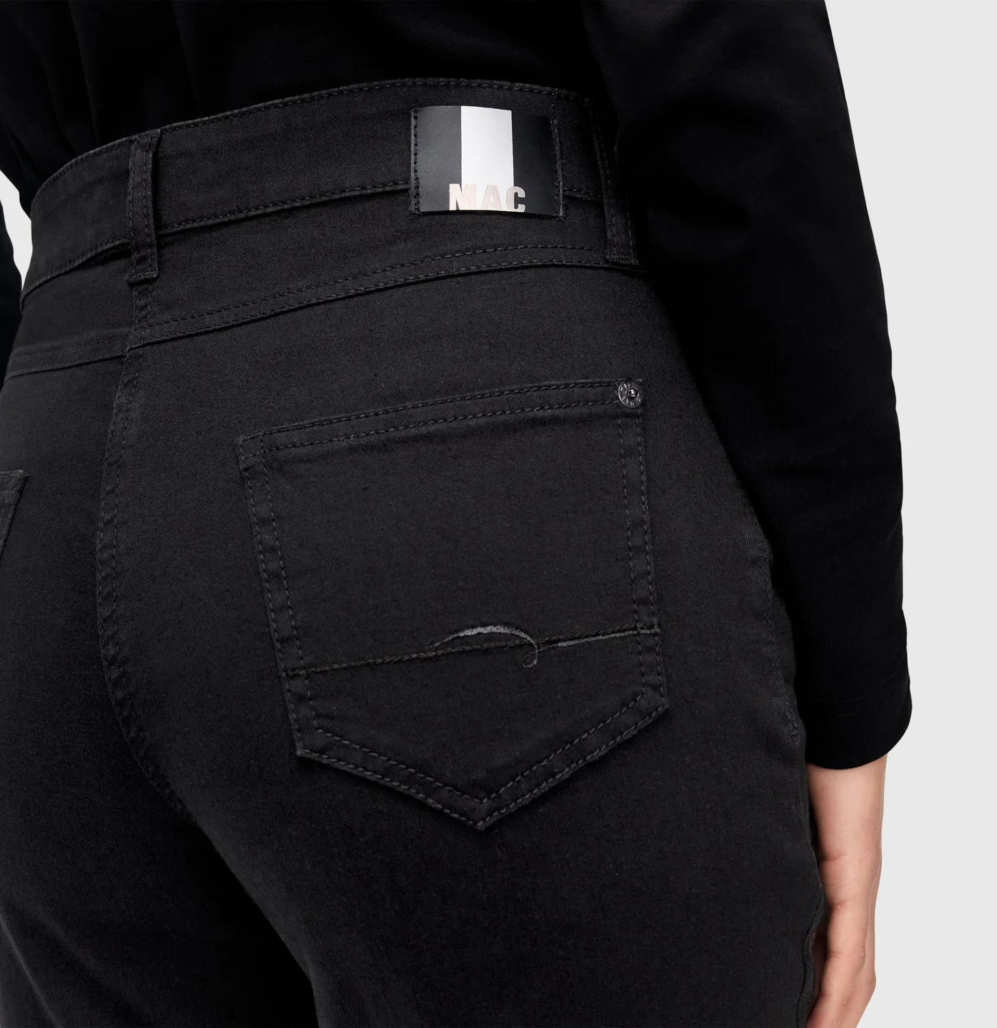 MAC Melanie 5040 jeans sort straight fit