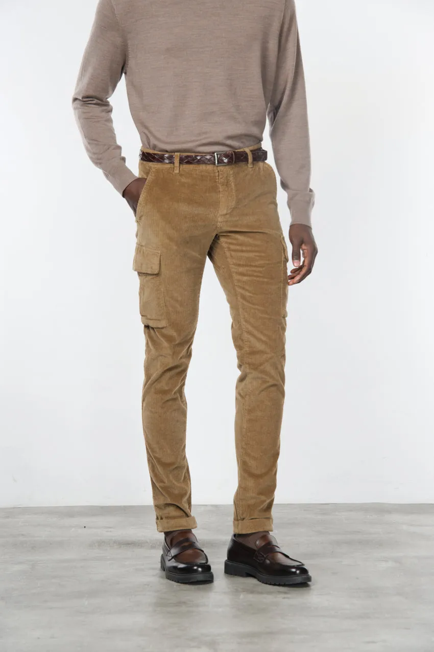 Mason's Chile cargobukser camel fløjl extra slim