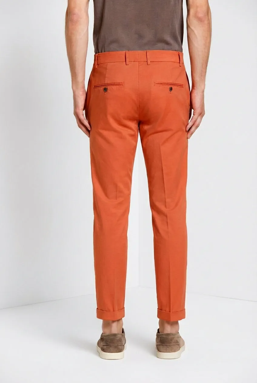Mason's Milano chino bukser murstensrød extraslim