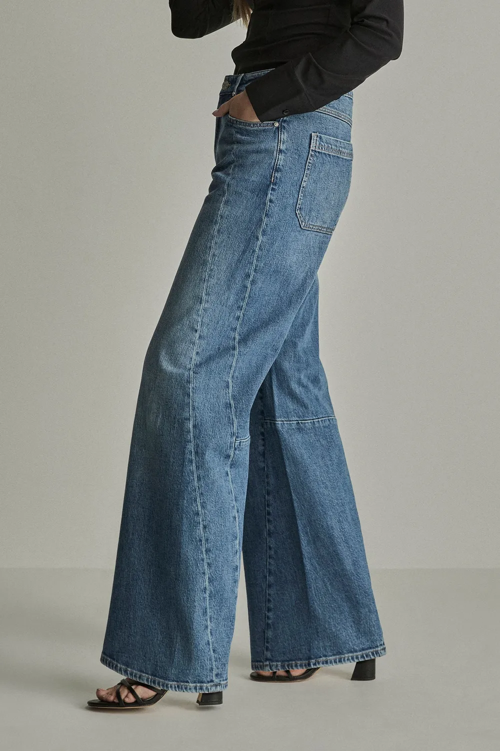 Para Mi Mira Swirl jeans Blue Reef ekstra vide ben