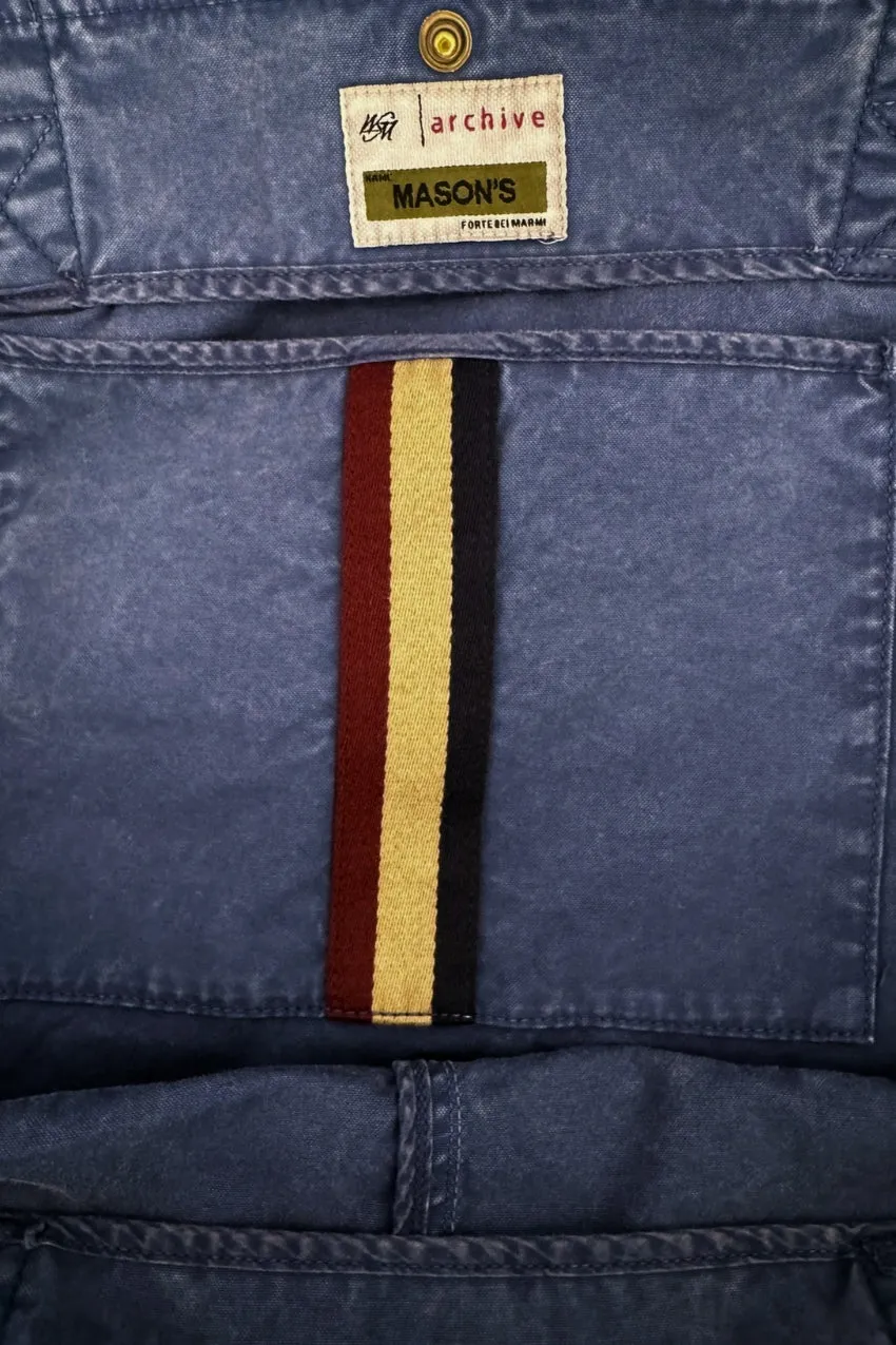 Mason's M74 Bag taske indigo canvas unisex