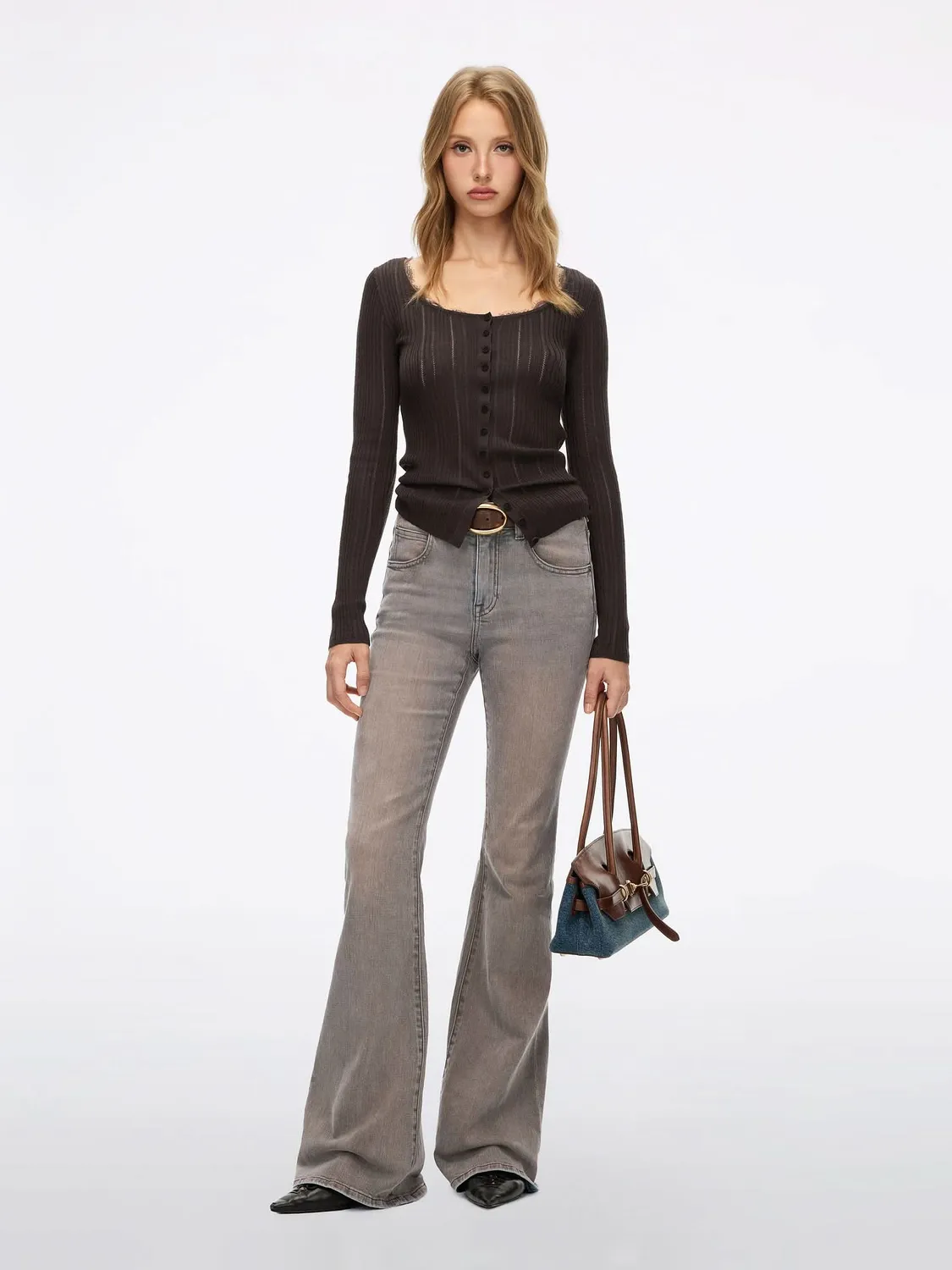 Miss Sixty 6M3JJ2451AF20 flare jeans lyseblå stretch 30"
