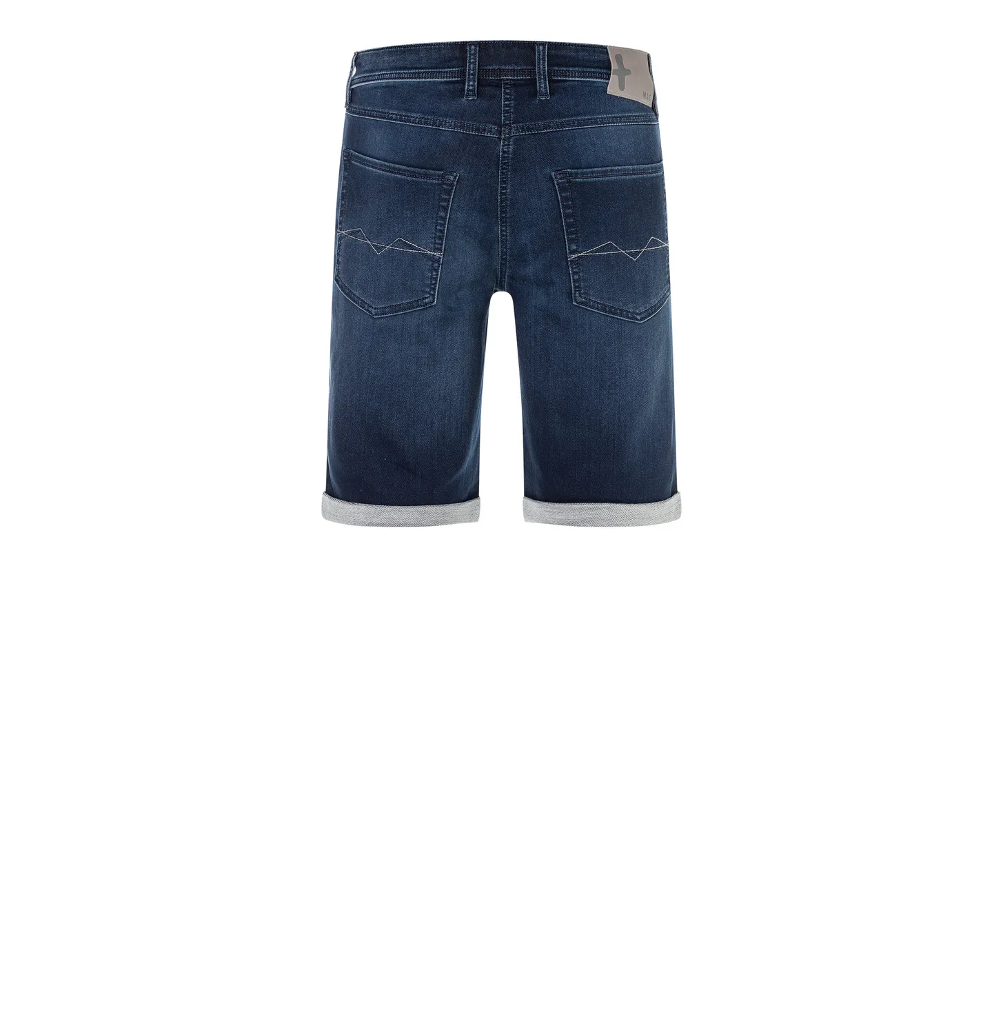 MAC Jogn Bermuda denimshorts mørkeblå stretch
