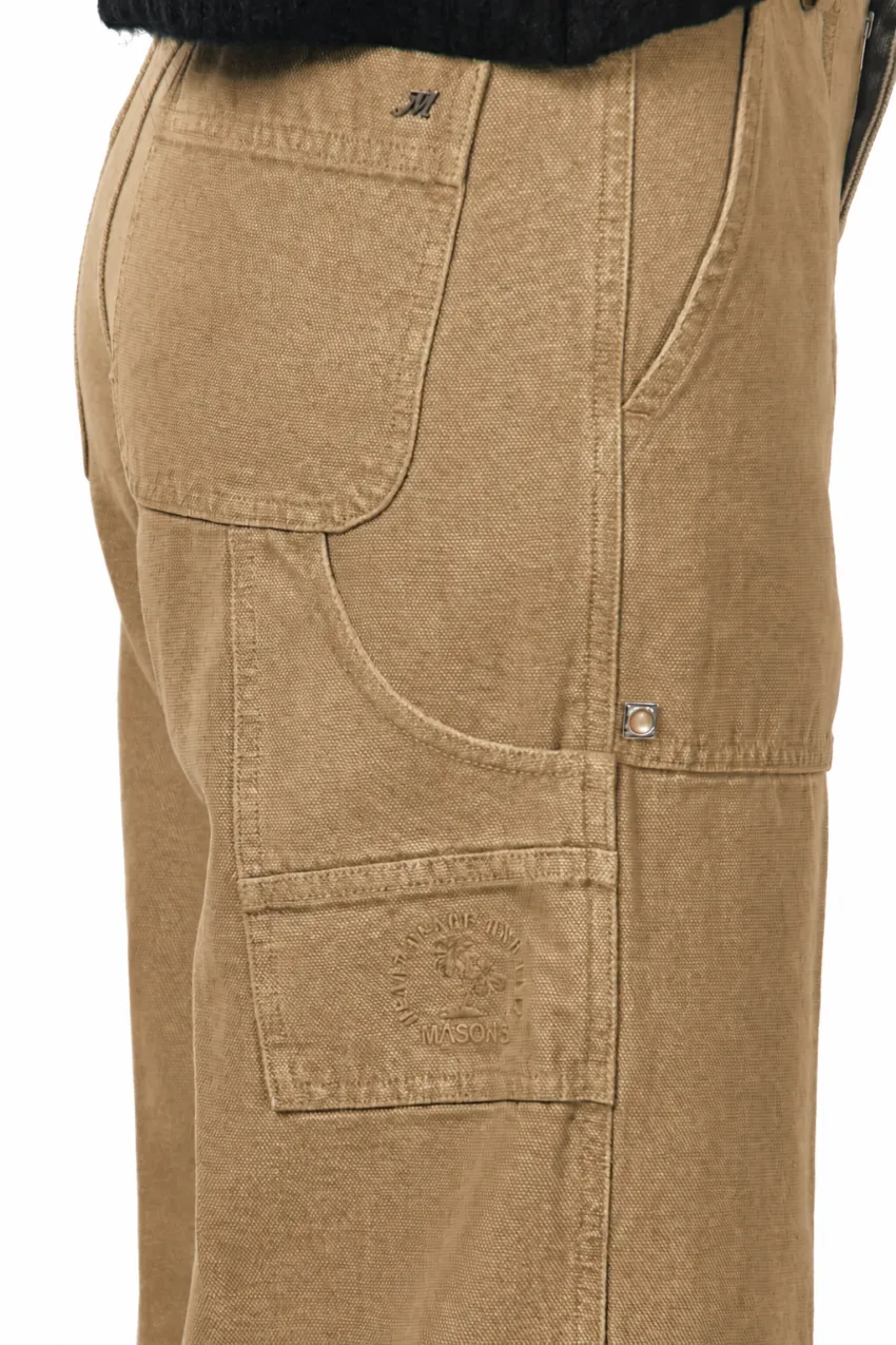Mason's Dallas Wide chinobukser mørk beige straight