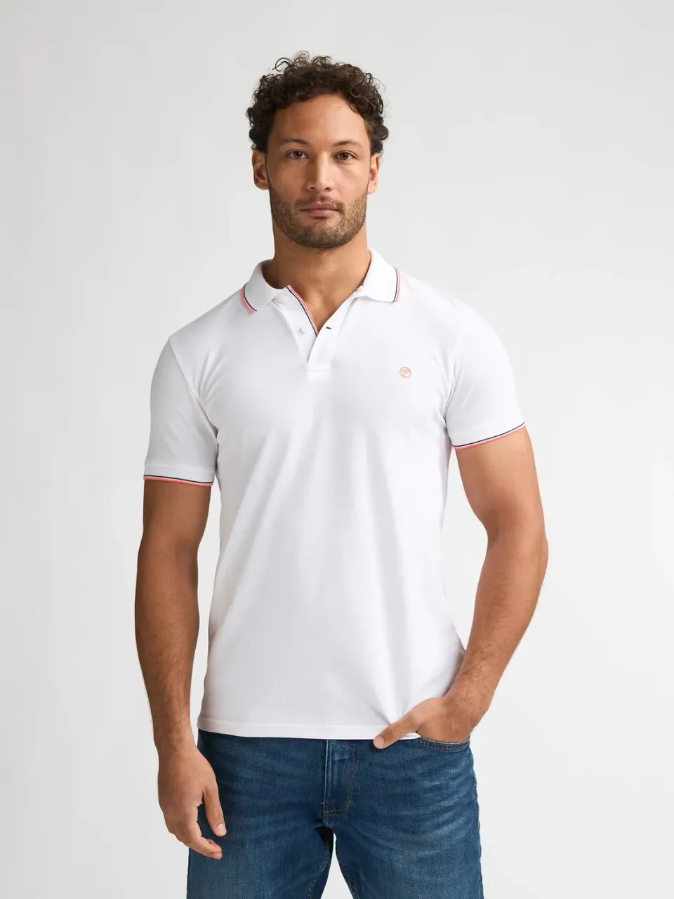 Petrol Industries Wave polo klassisk bomuld stretch