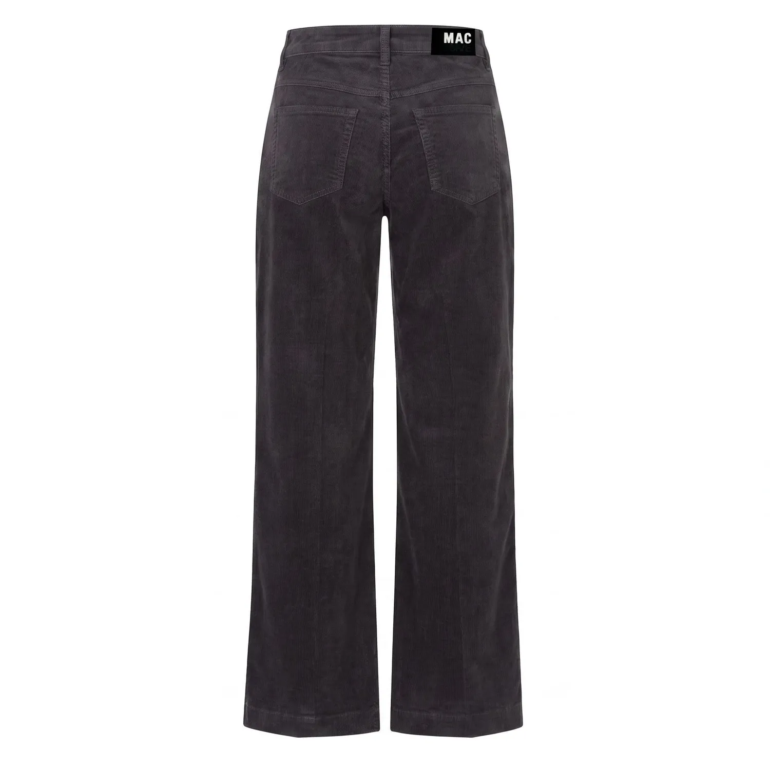 MAC Wide 5228 fløjlsbukser grå wide fit