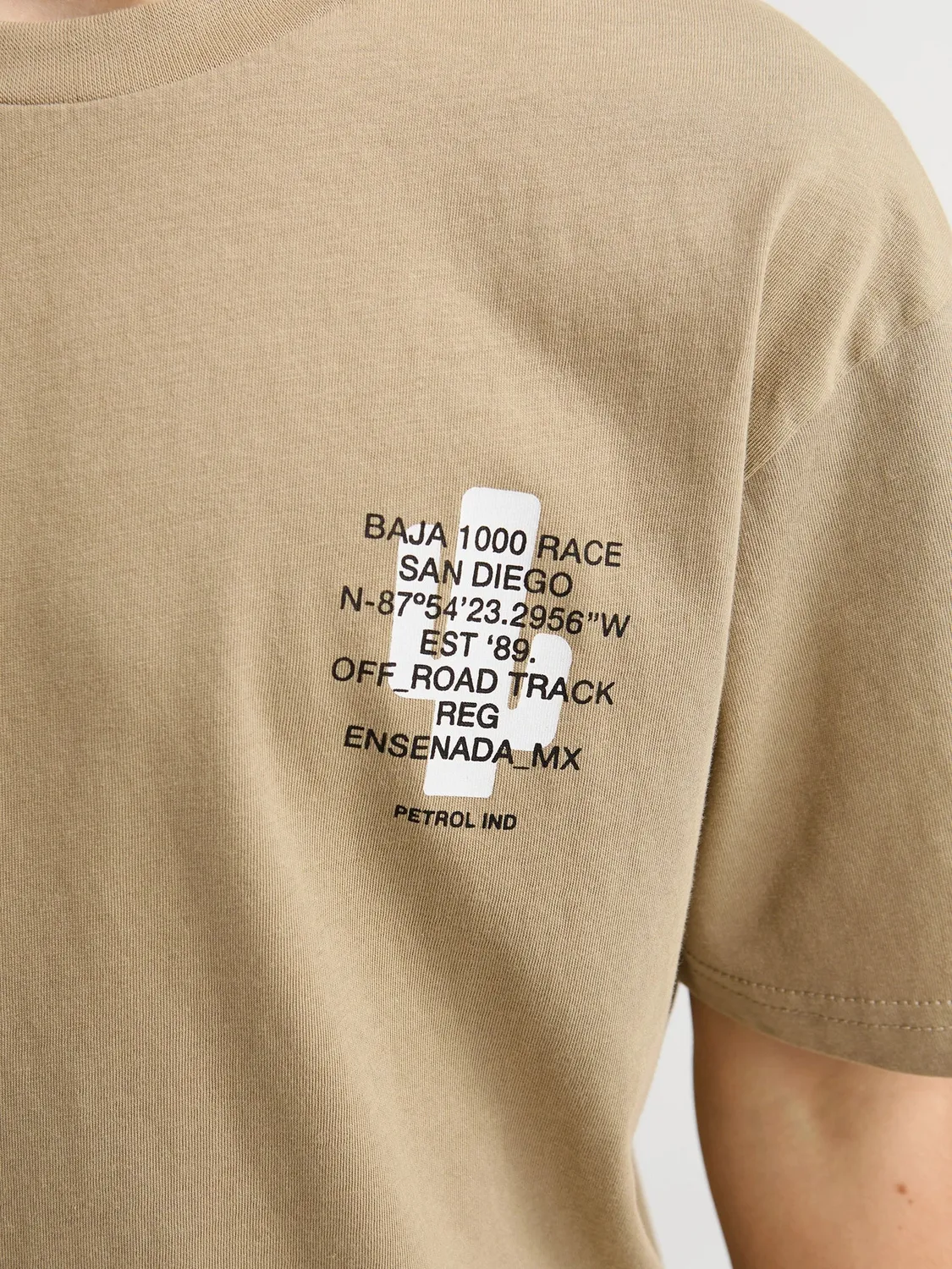 Petrol Industries Sombrero drenge t-shirt rygprint bomuld