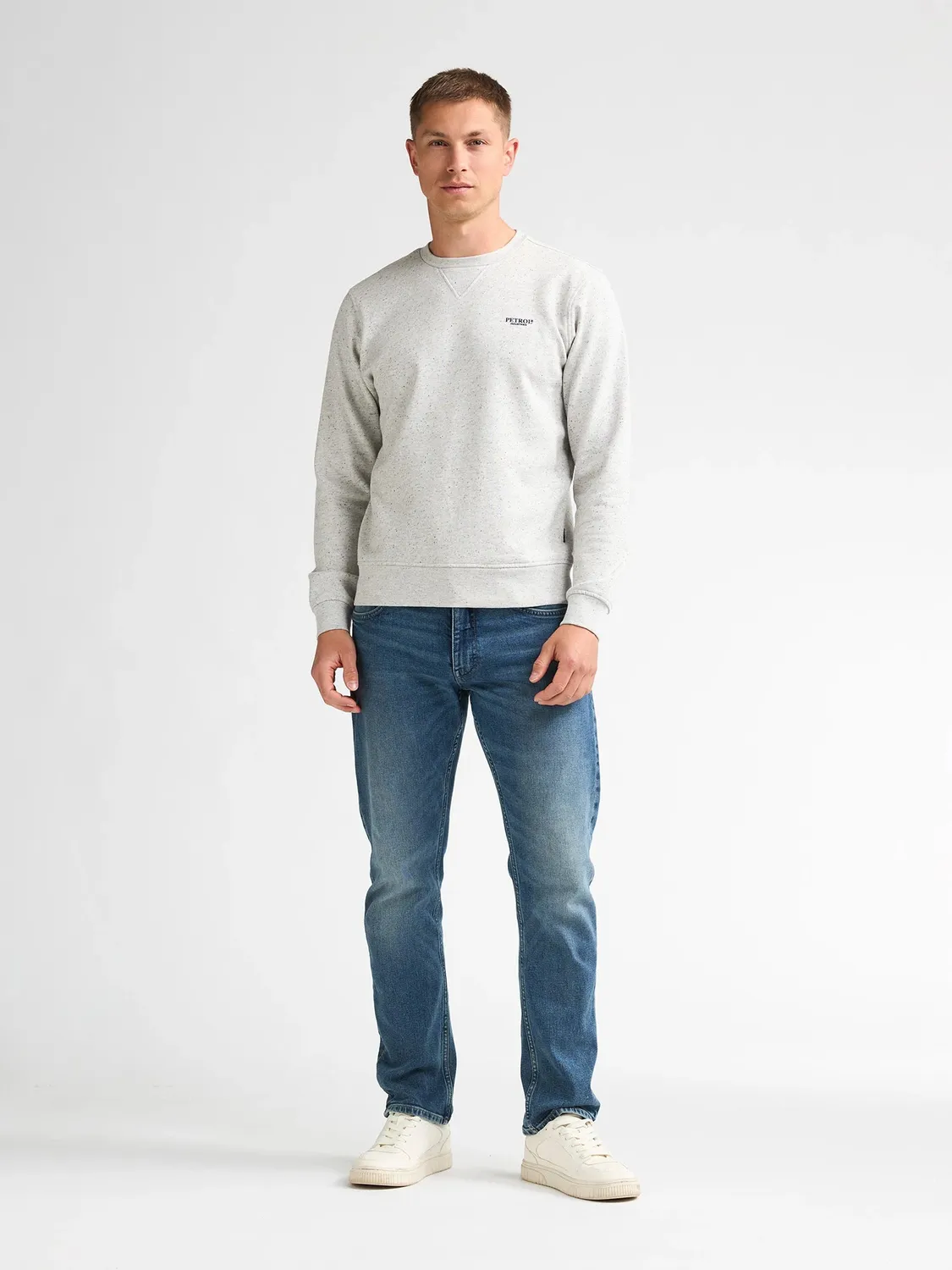 Petrol Industries Rosewood sweatshirt melange bomuldsmix