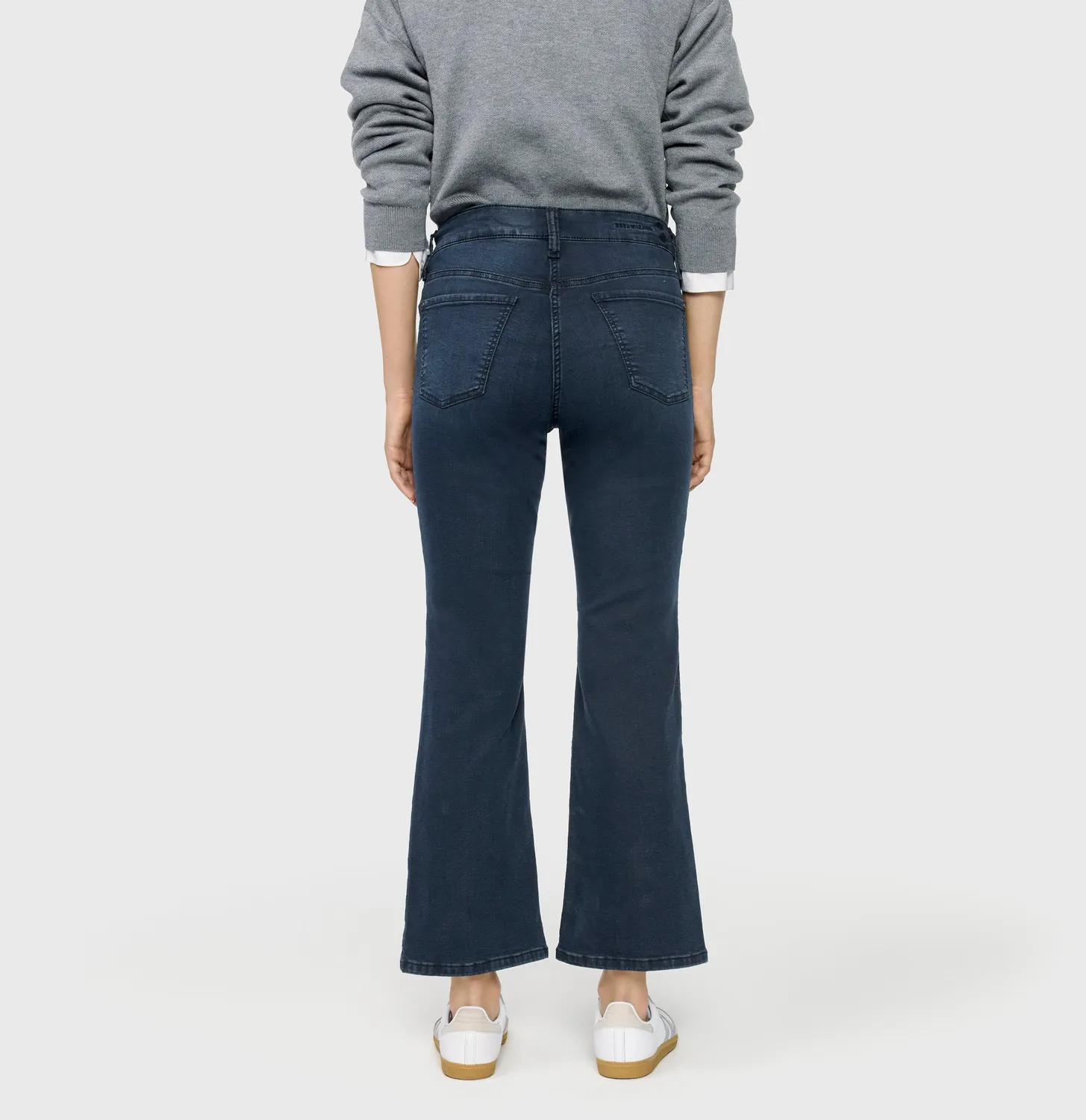 MAC Dream Kick 5423 flare jeans mørkeblå cropped