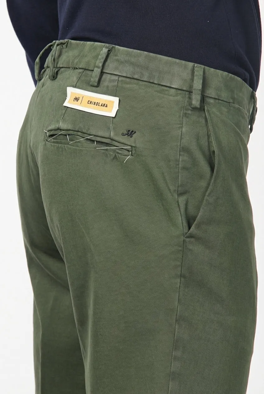 Mason's New York chino bukser skovgrøn uld regular
