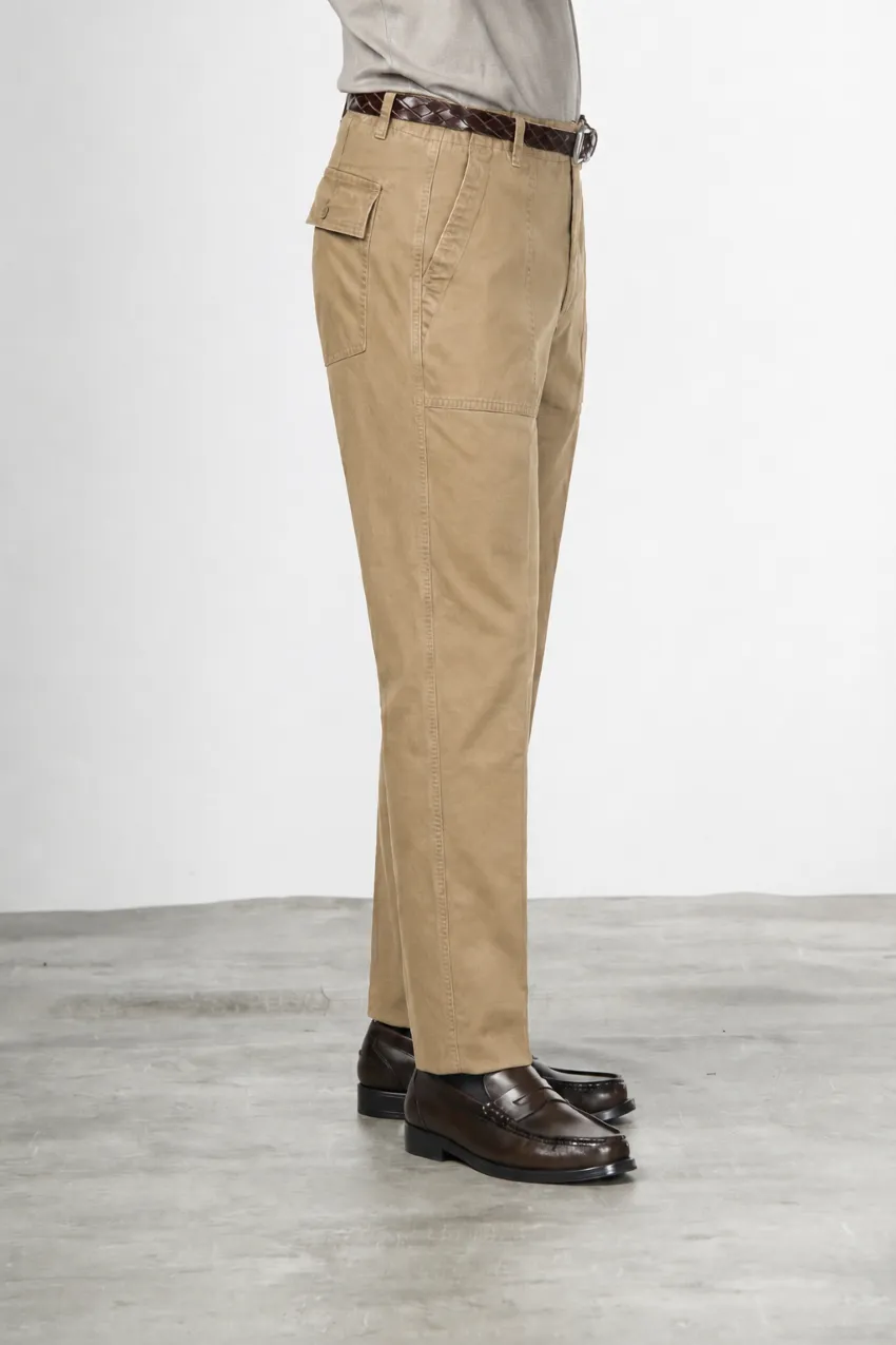 Mason's Prescott chinos herre beige relaxed fit