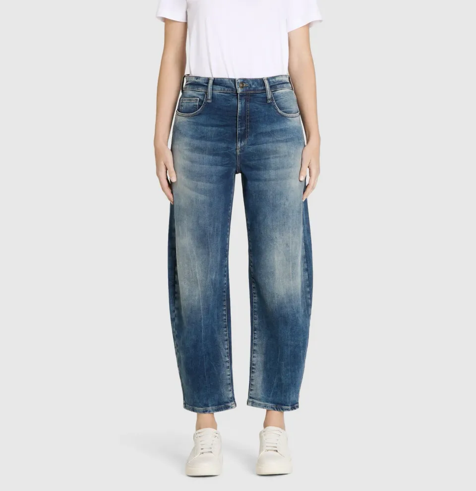 MAC Danni 3110-90-0389L jeans mørkeblå barrel fit