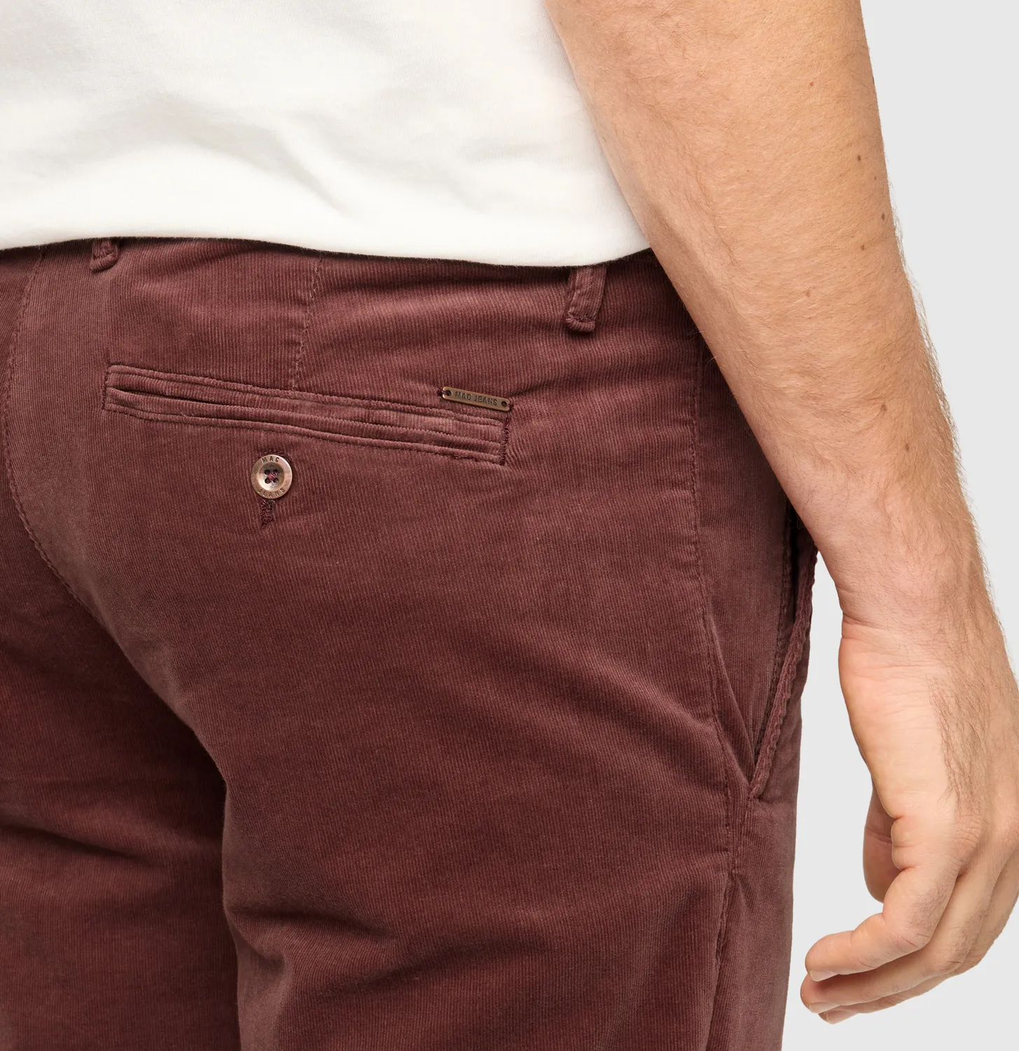 MAC Driver Pants 6351 cord bukser rød regular