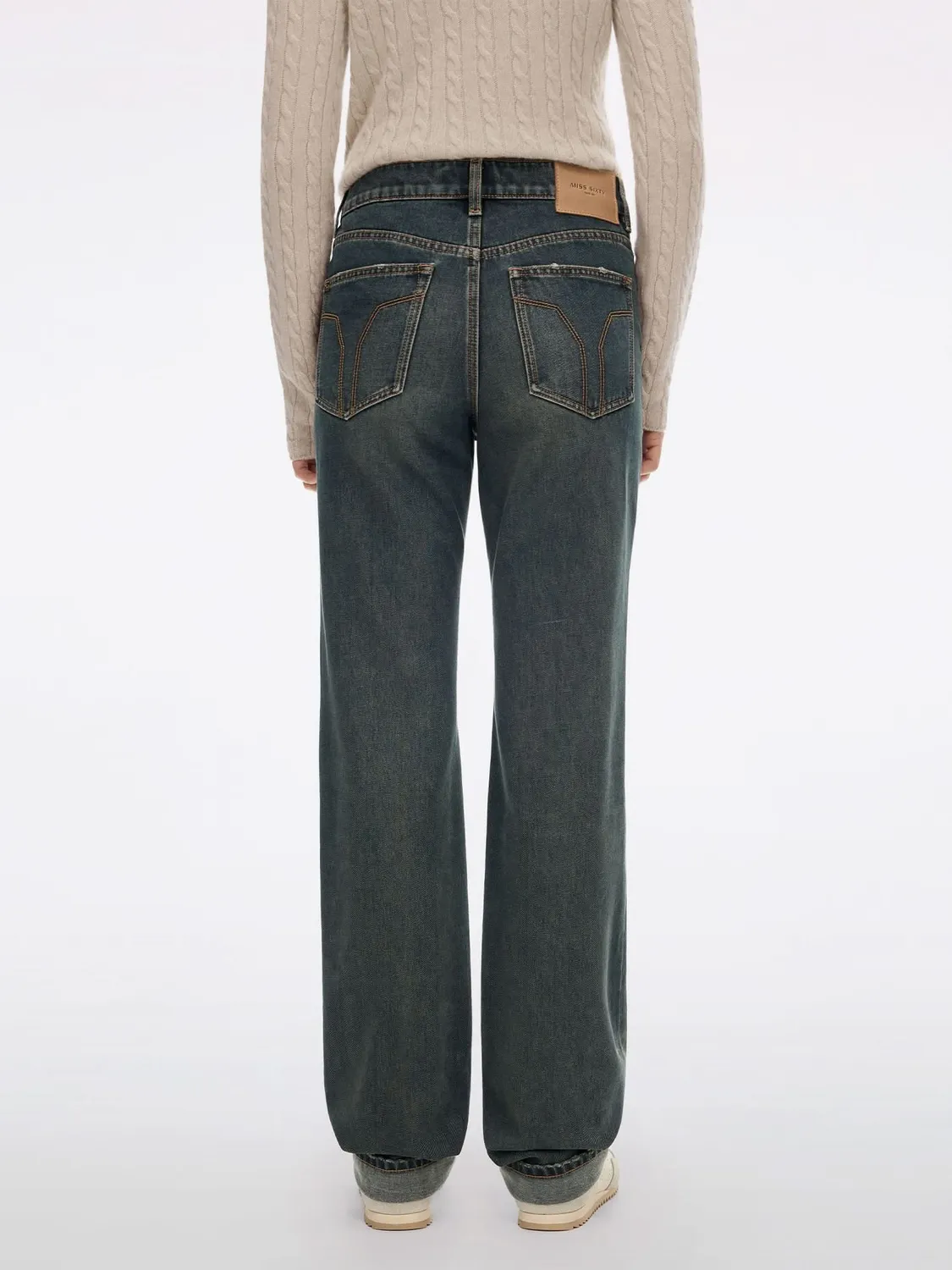 Miss Sixty straight jeans blå varm børstet