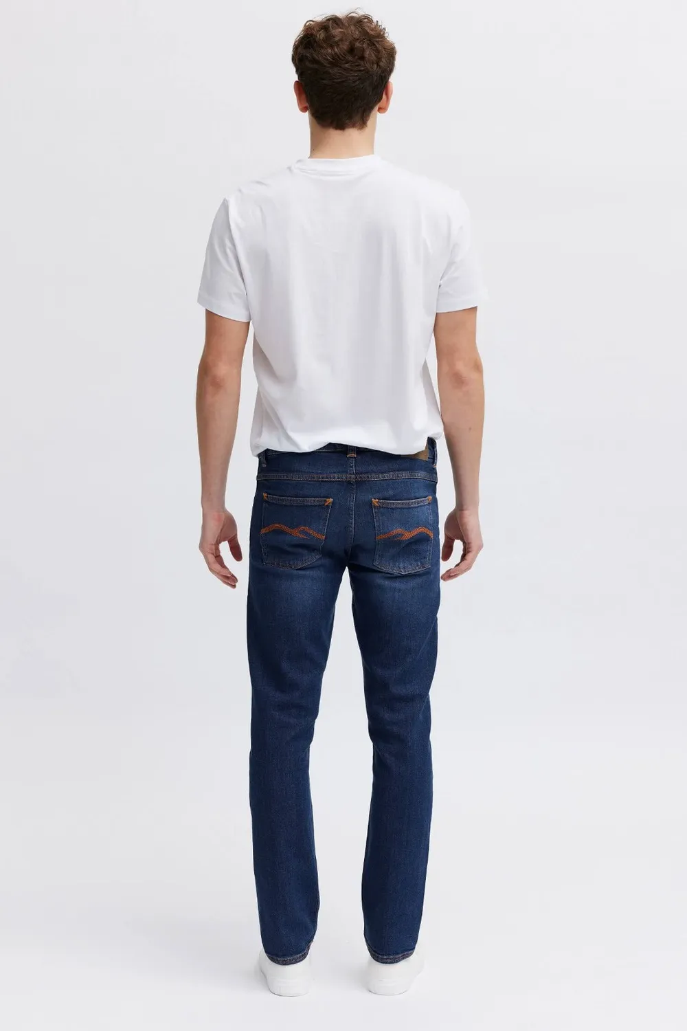 Organsk Level Tonic Blues jeans mørkeblå slim straight