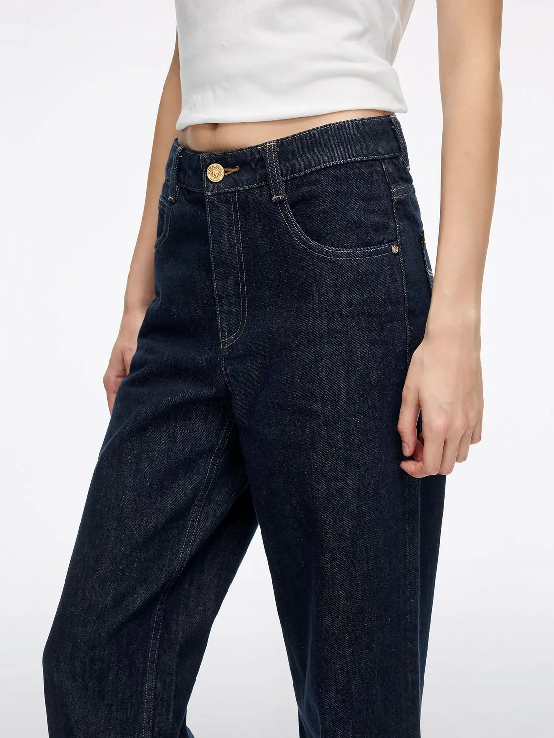 Miss Sixty Straight-Leg Straight Jeans mørkeblå 30