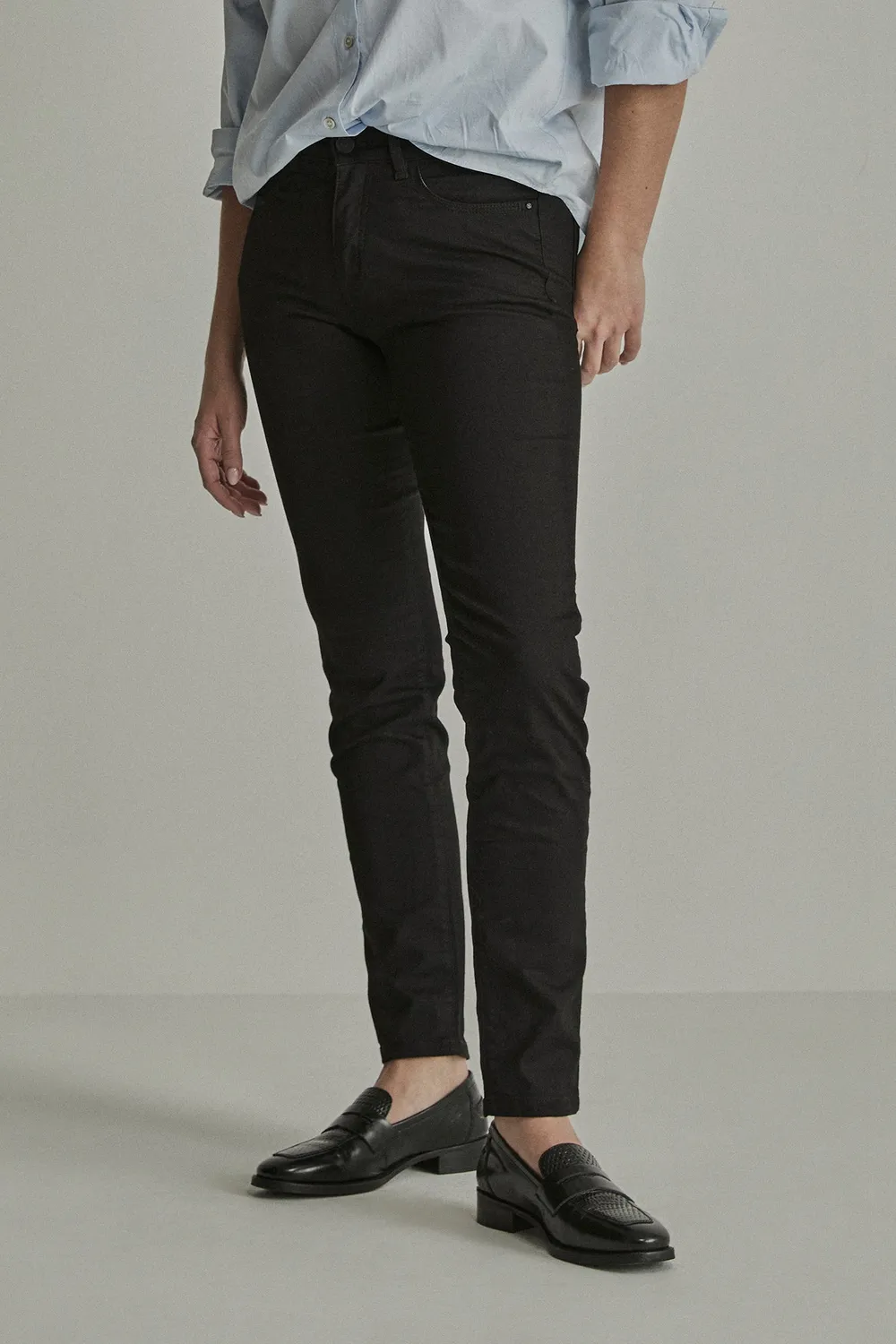 Para Mi Heaven Celine bukser Black høj talje skinny