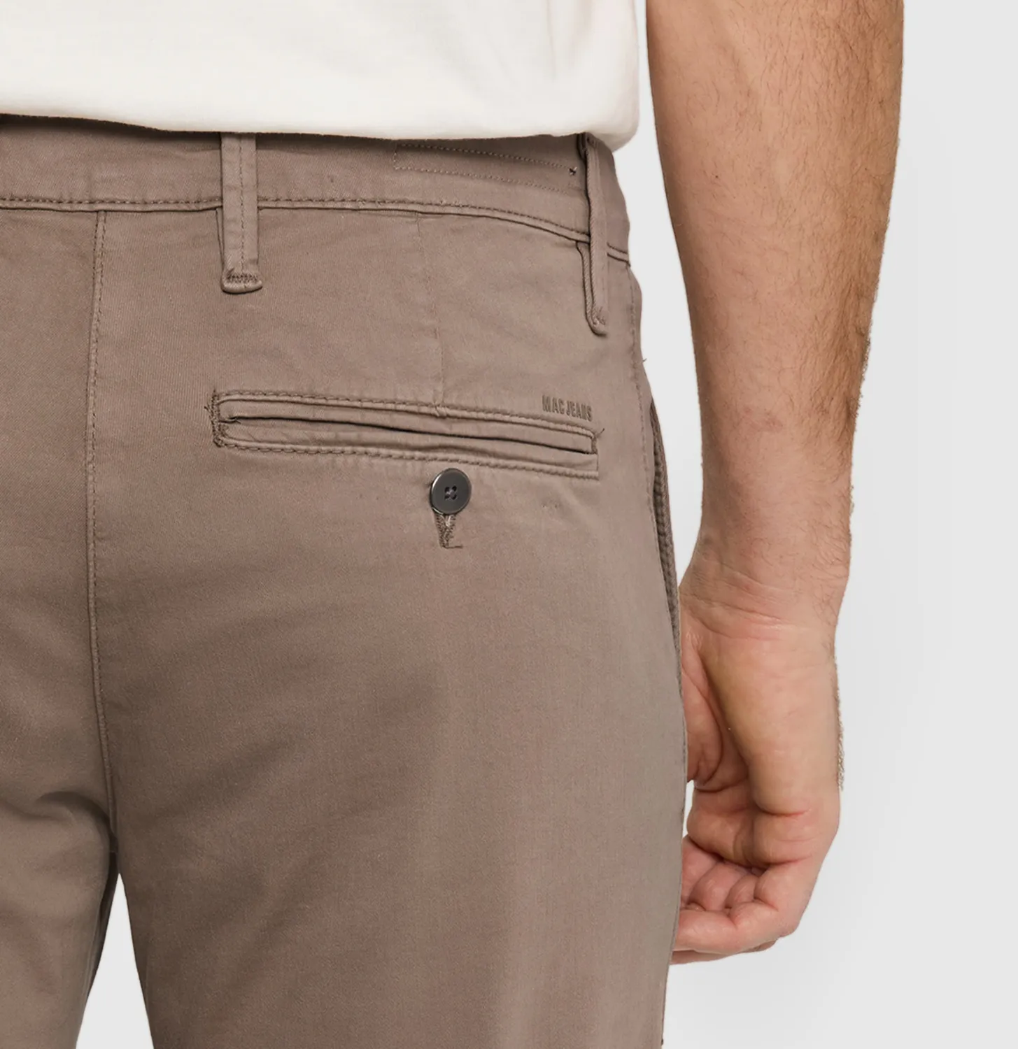 MAC Driver Pants 6351-00-1995L chino brun stretch