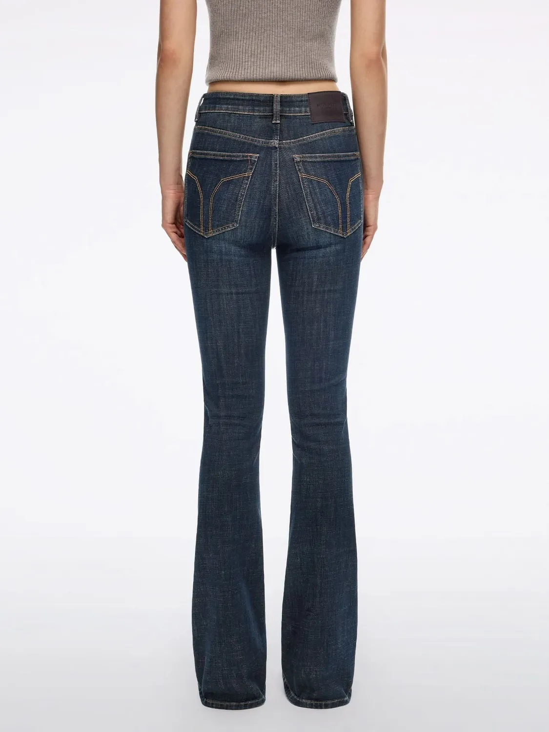 Miss Sixty flare jeans lyseblå stretch høj talje