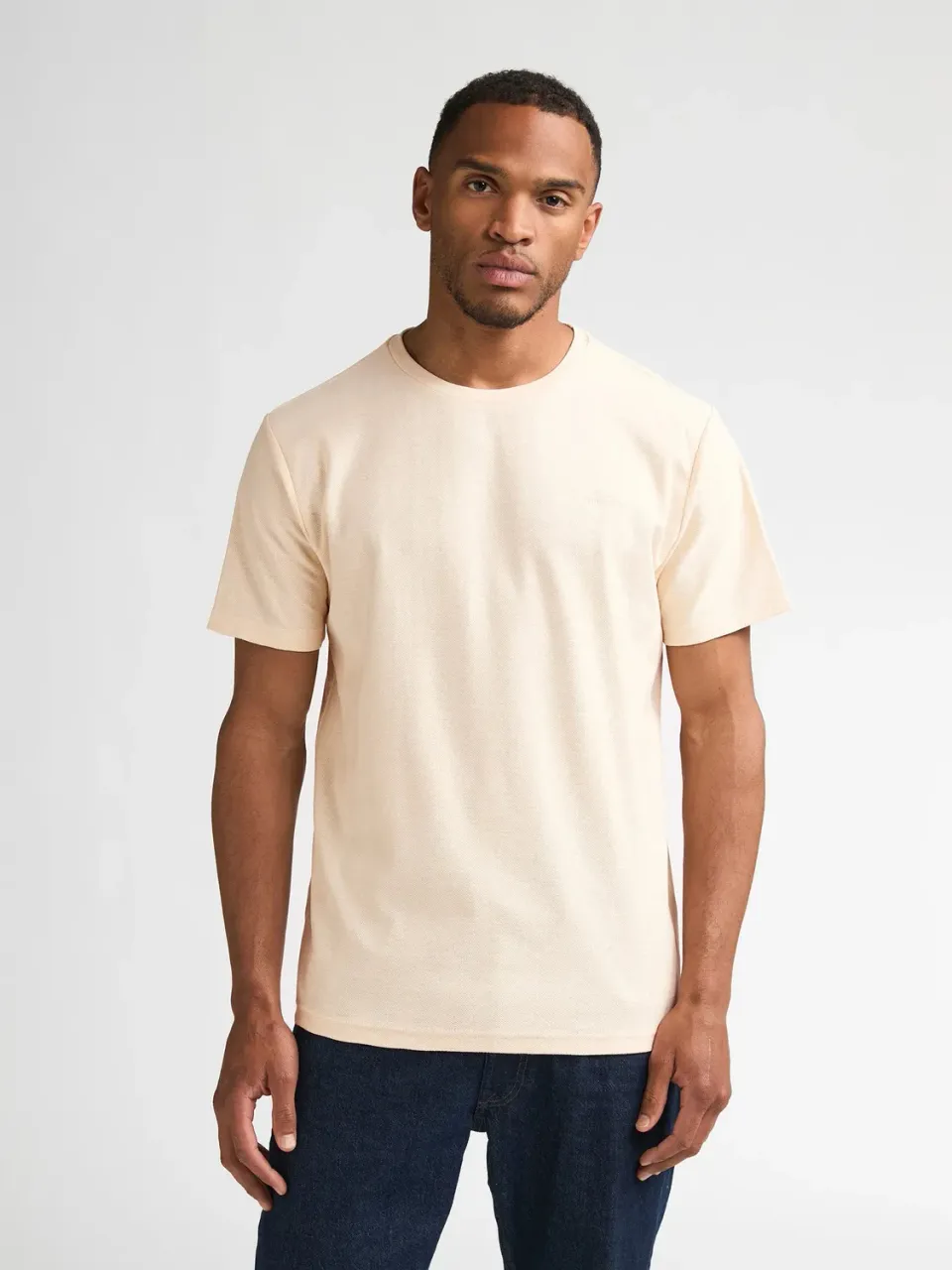 Petrol Industries Hayden t-shirt regular fit bomuld visgraat