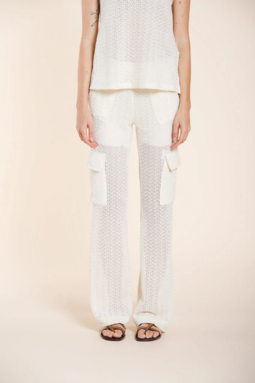 Mason's Easy Straight cargo jogger bukser creme straight