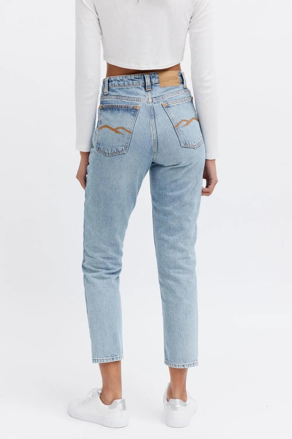 Organsk Oxygen Shorty Clean Revolution jeans lys tapered