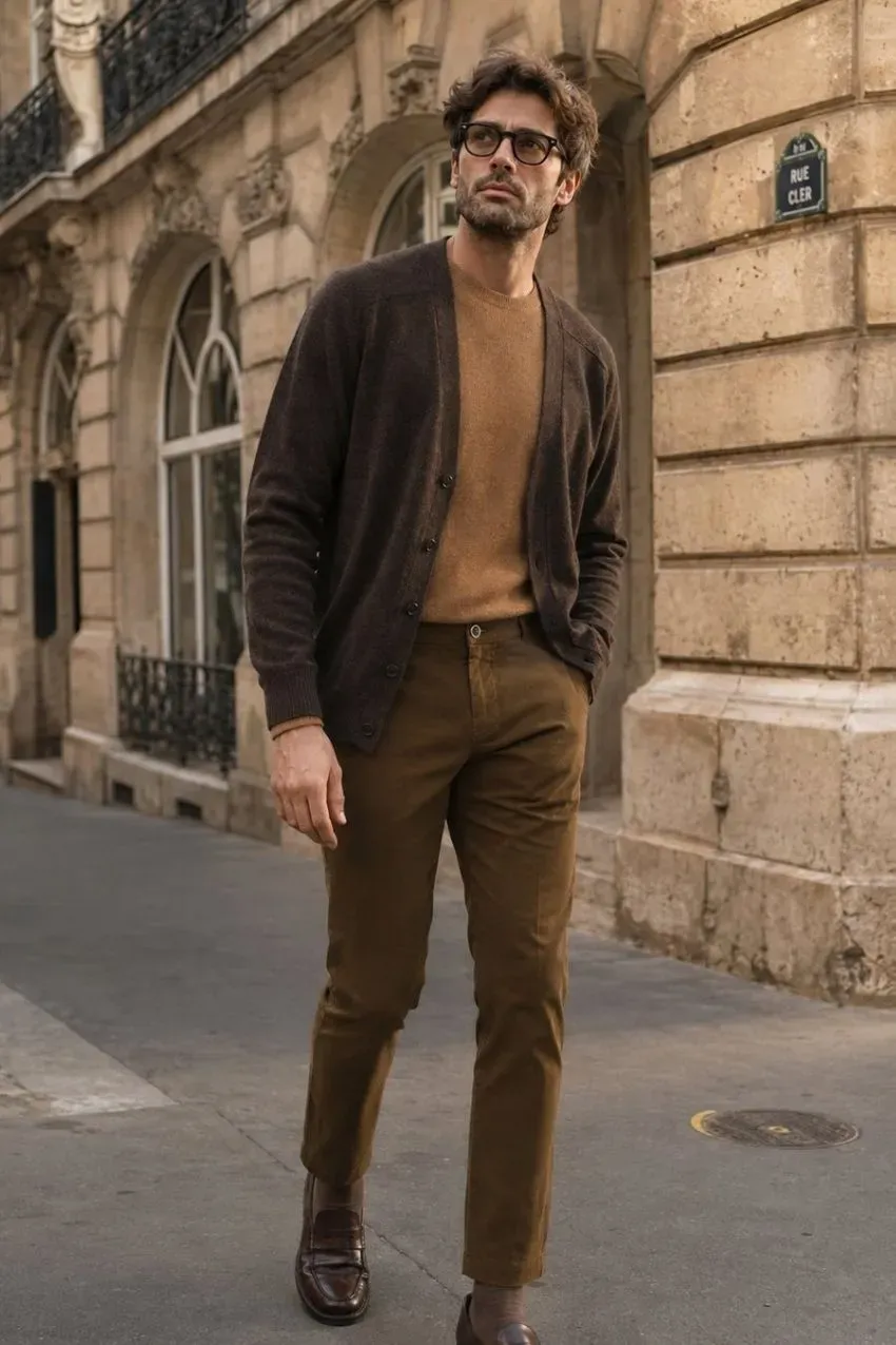 Mason's Milano chino valnød extra slim stretch