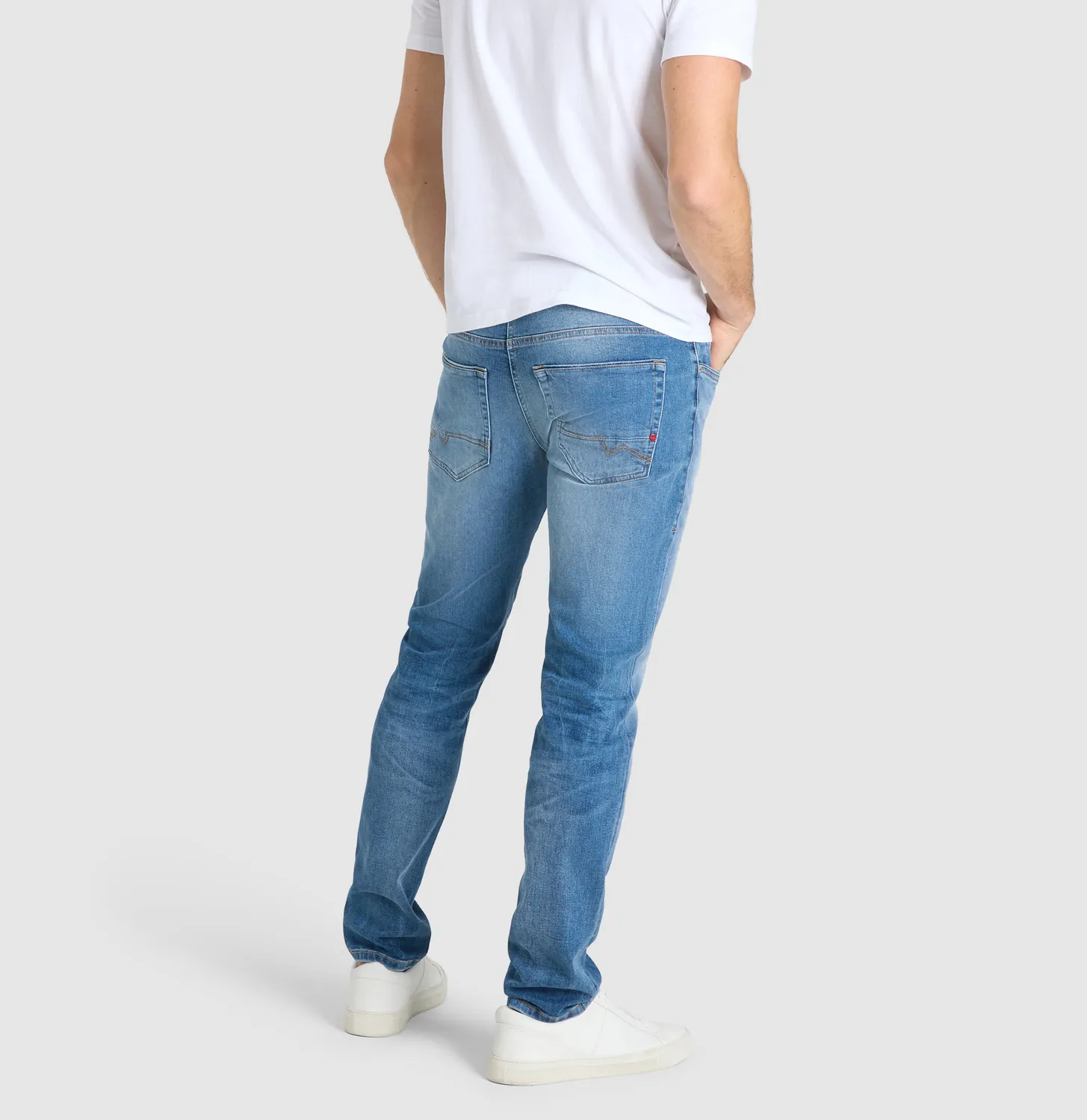 MAC Arne Pipe jeans mellemblå Modern Fit stretch