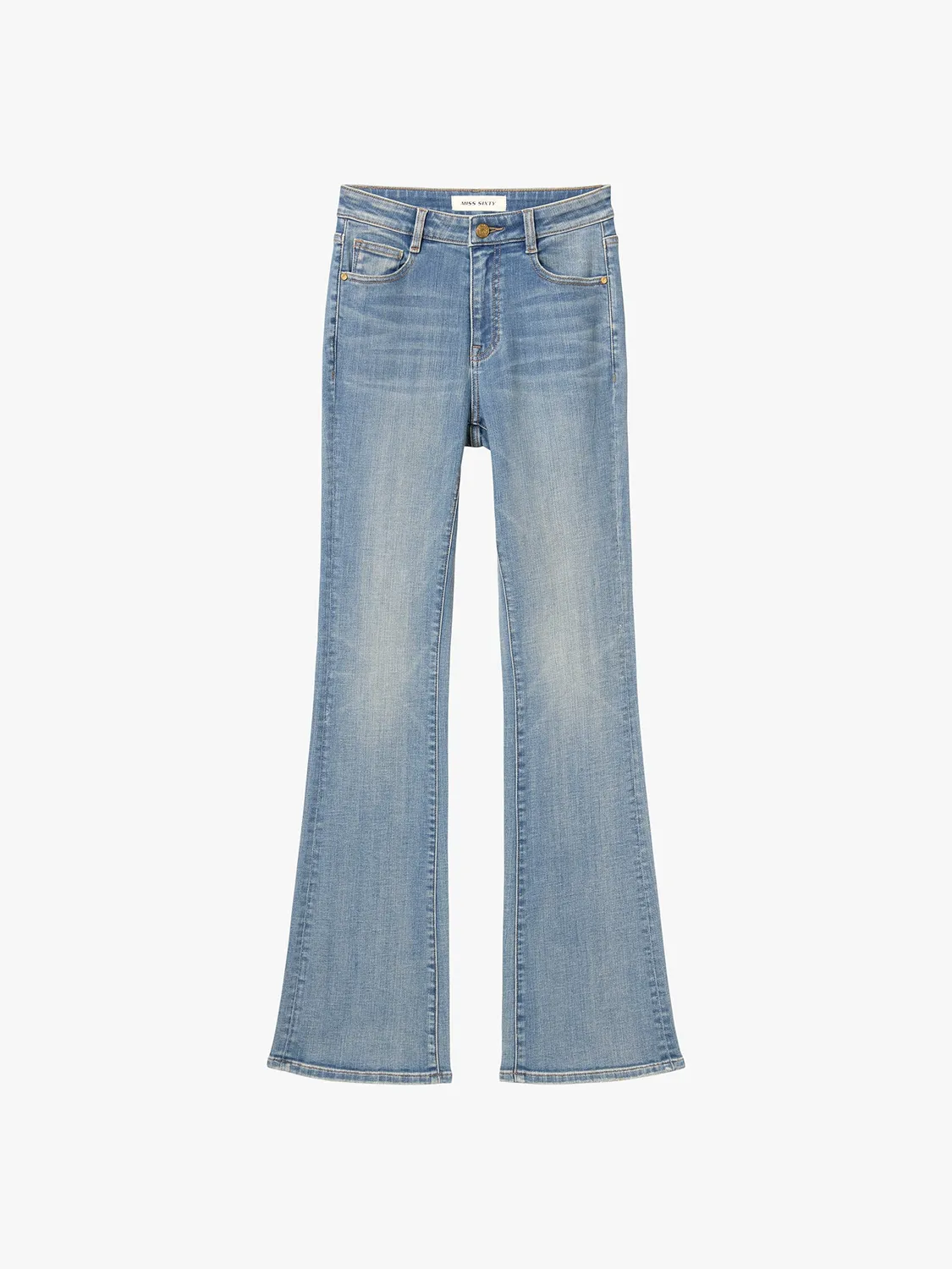 Miss Sixty slim flare jeans middle blue stretch